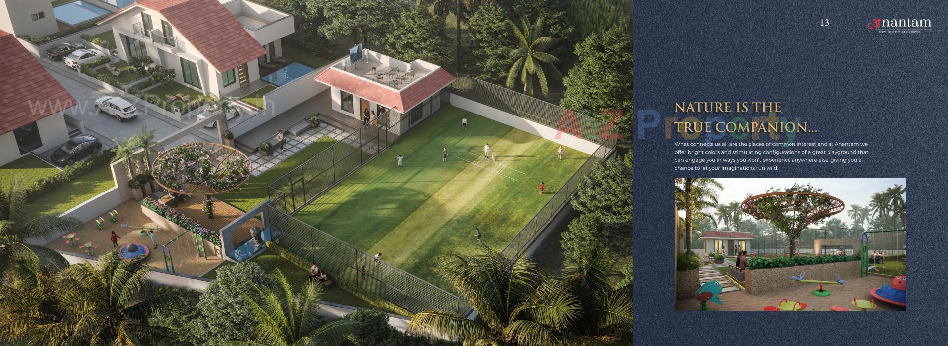 3D Elevation of real estate project Anantam located at Gamdi, Ahmedabad, Gujarat