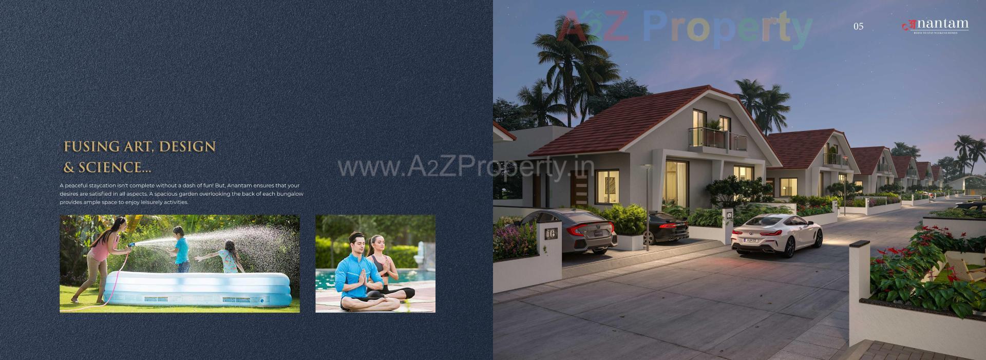 3D Elevation of real estate project Anantam located at Gamdi, Ahmedabad, Gujarat