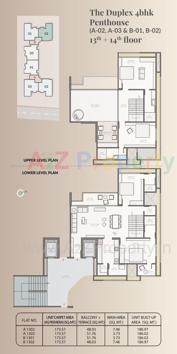 Layout of real estate project Anantara Abode located at Hebatpur, Ahmedabad, Gujarat