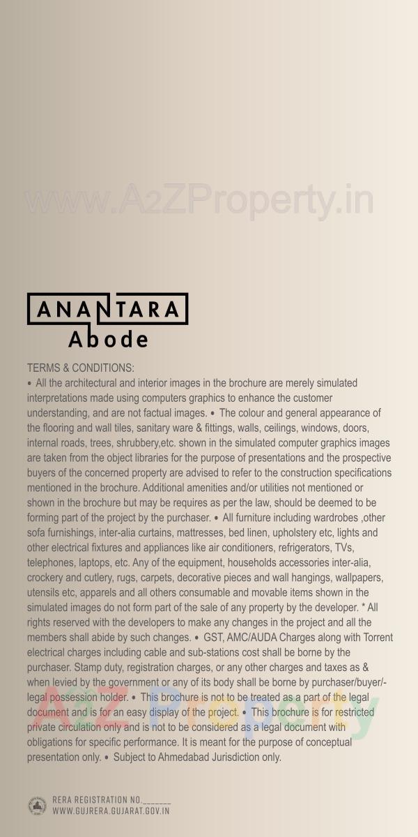  of real estate project Anantara Abode located at Hebatpur, Ahmedabad, Gujarat