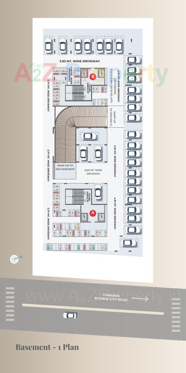 Layout of real estate project Anantara Abode located at Hebatpur, Ahmedabad, Gujarat