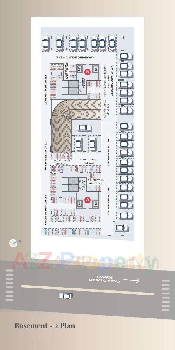 Layout of real estate project Anantara Abode located at Hebatpur, Ahmedabad, Gujarat