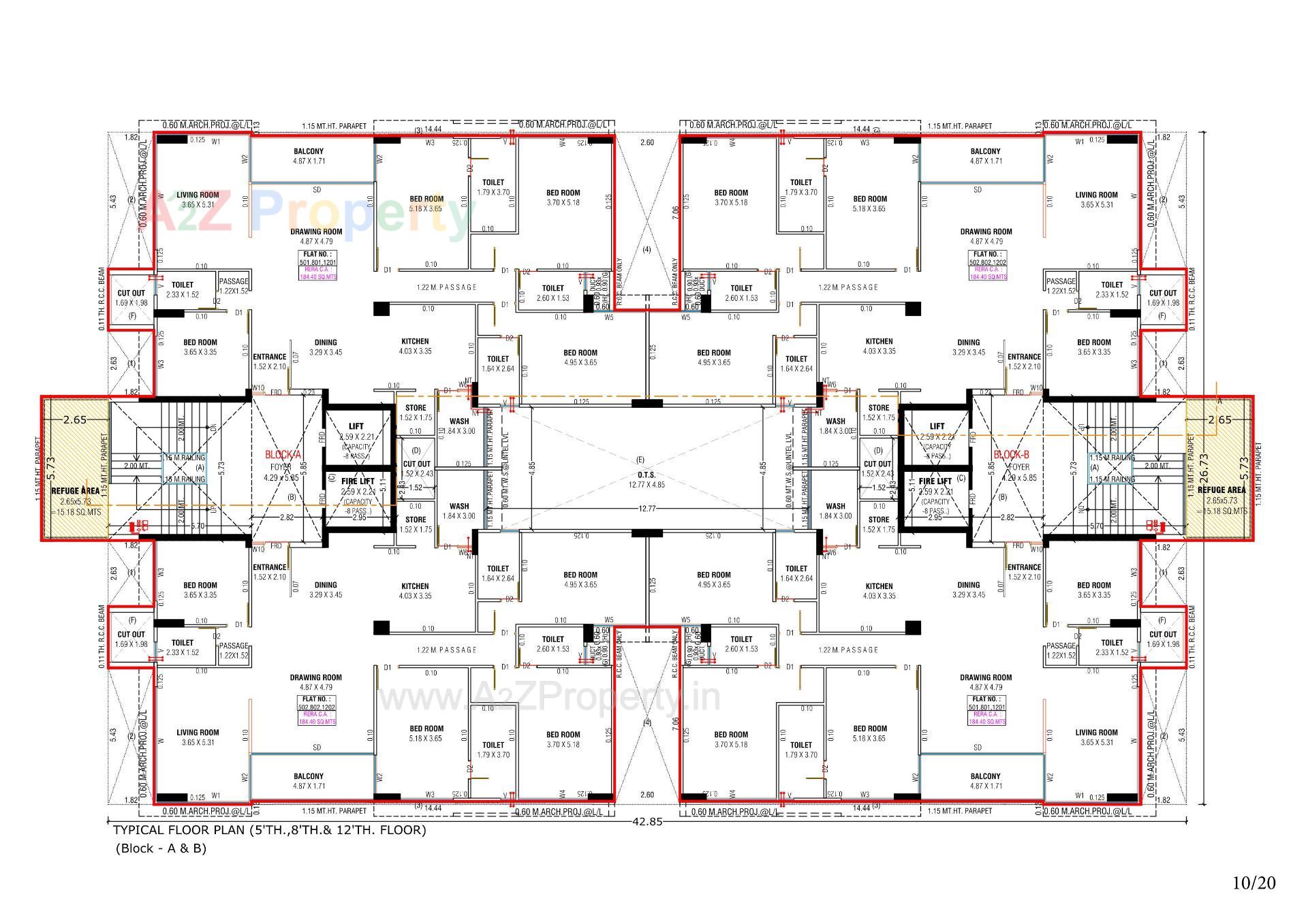 Layout of real estate project Anantara Alora located at Bhadaj, Ahmedabad, Gujarat