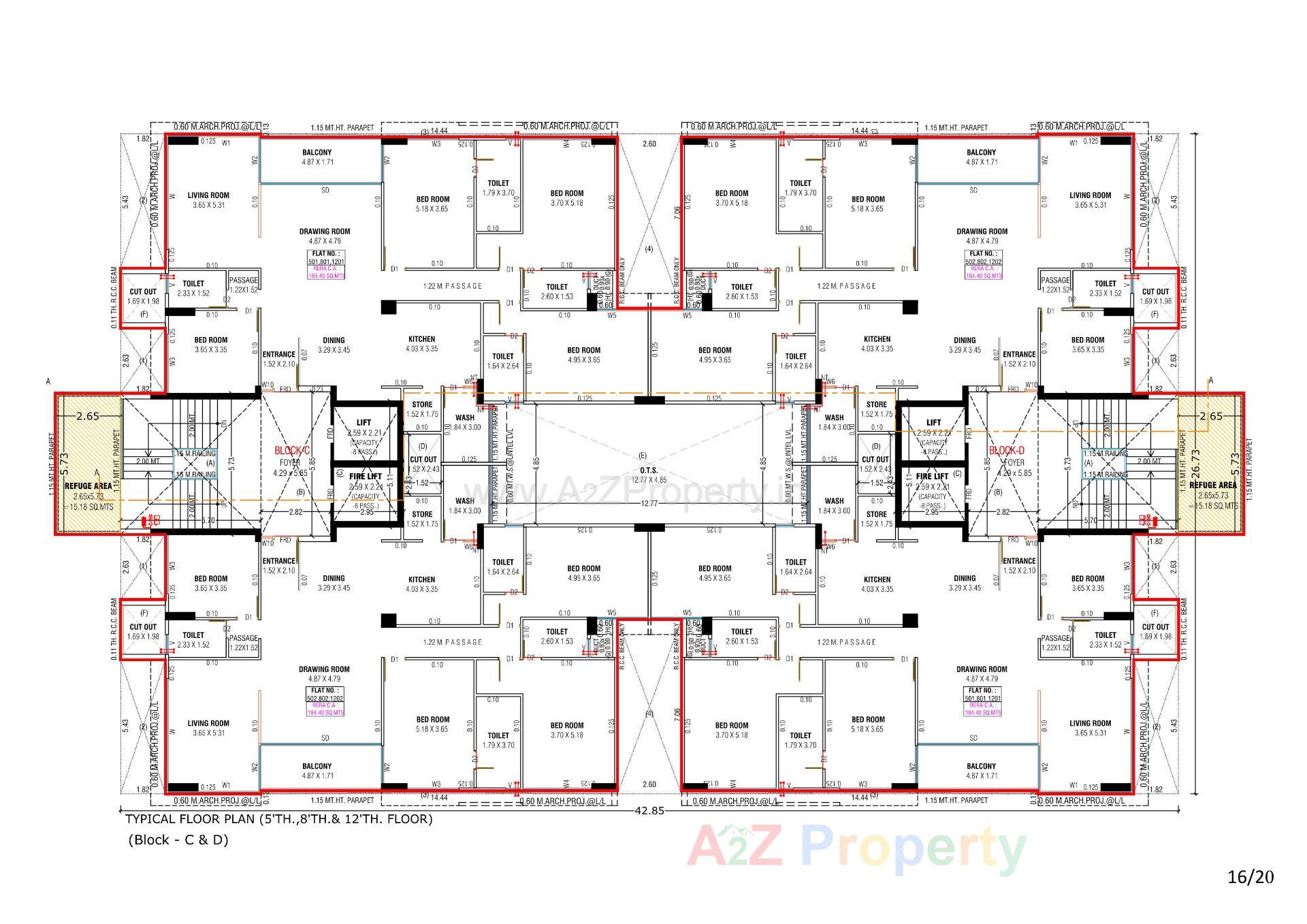 Layout of real estate project Anantara Alora located at Bhadaj, Ahmedabad, Gujarat