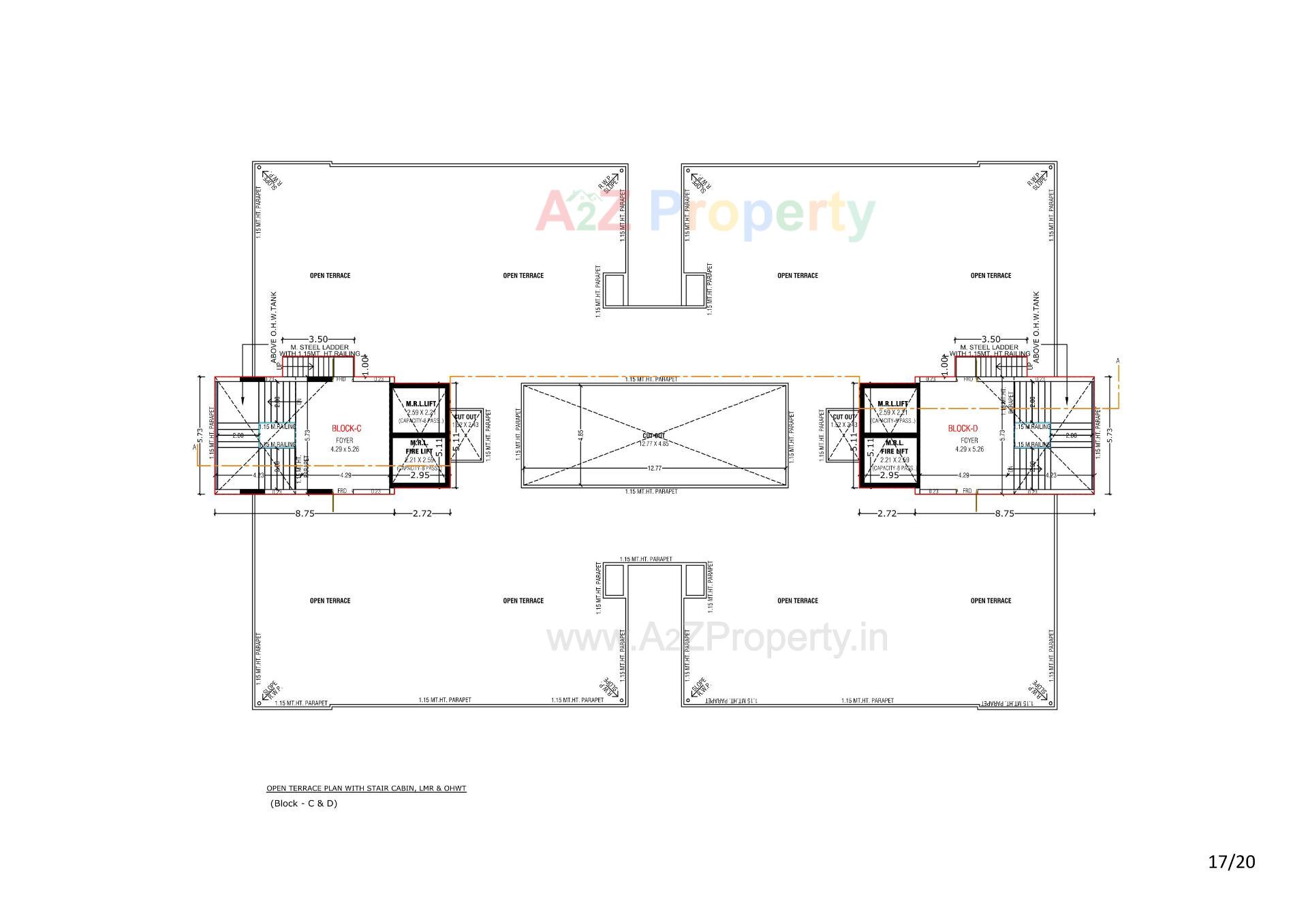 Layout of real estate project Anantara Alora located at Bhadaj, Ahmedabad, Gujarat