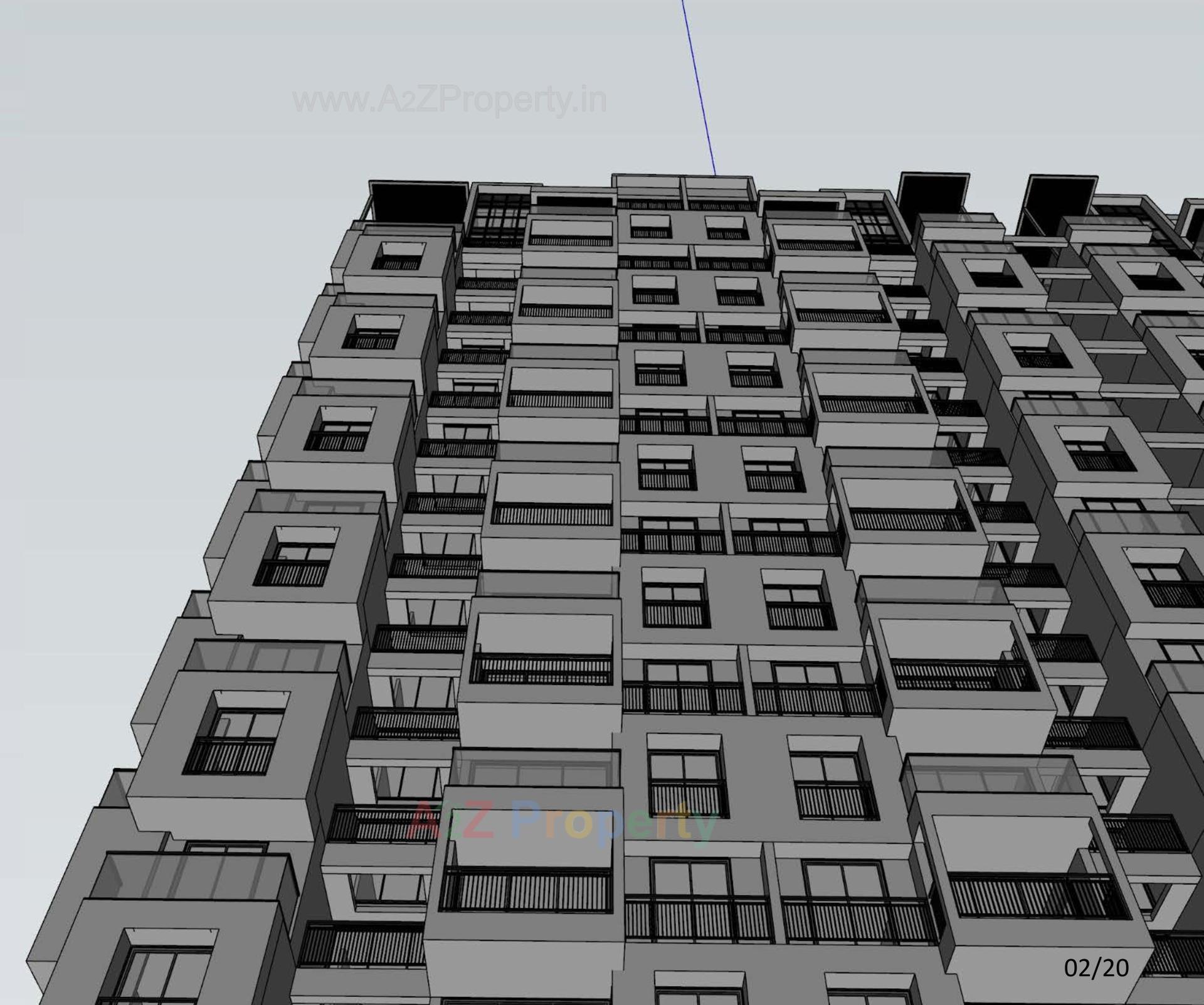 3D Elevation of real estate project Anantara Alora located at Bhadaj, Ahmedabad, Gujarat