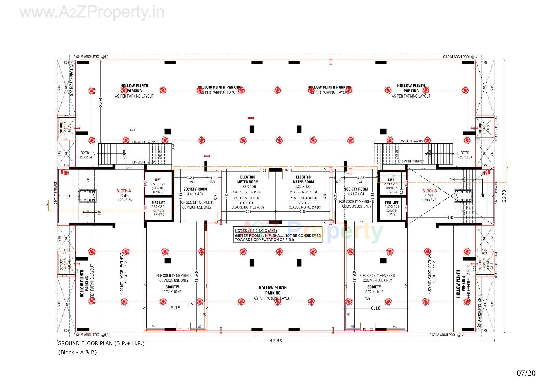 Layout of real estate project Anantara Alora located at Bhadaj, Ahmedabad, Gujarat