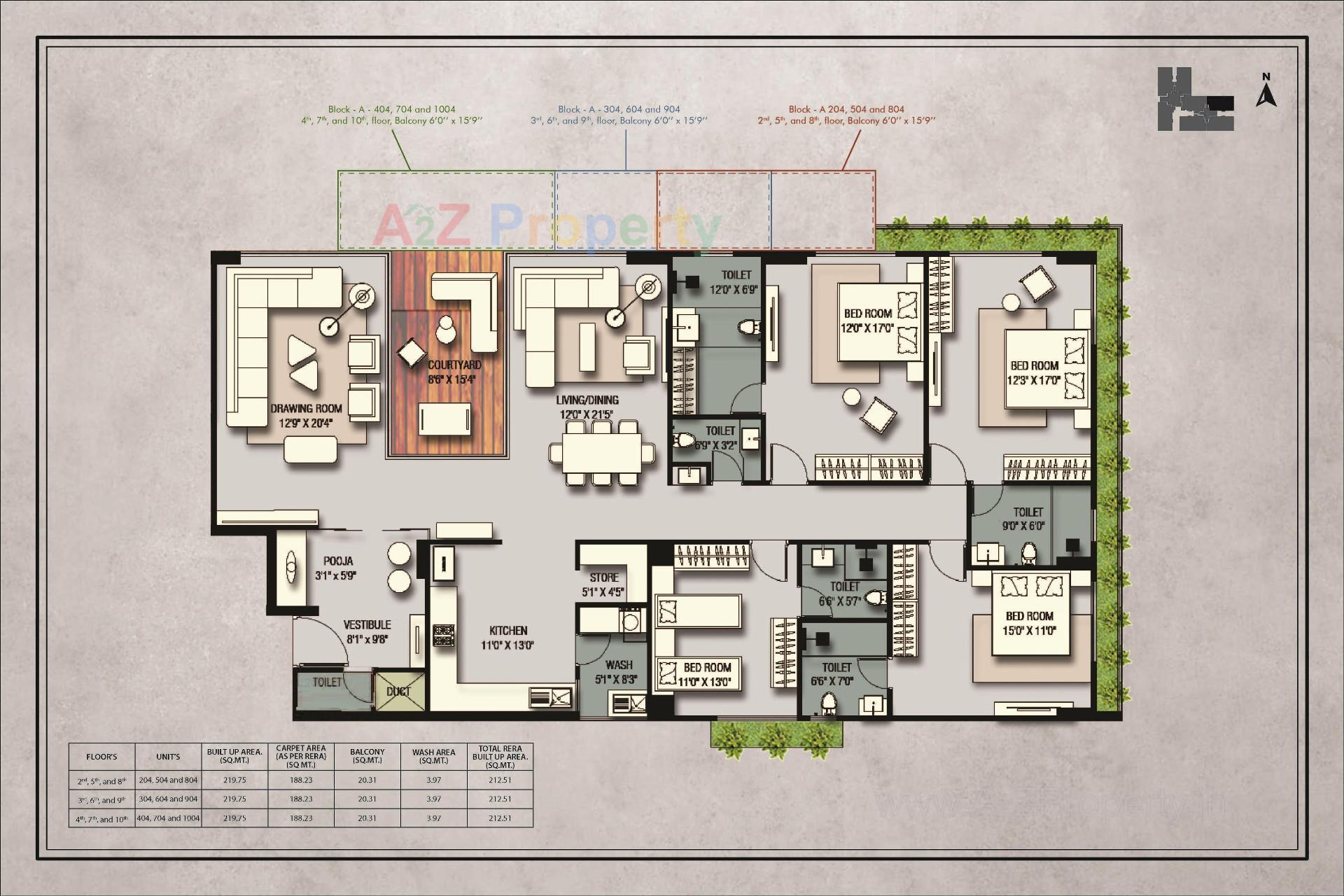 Layout of real estate project Anantara Alpines located at Thaltej, Ahmedabad, Gujarat