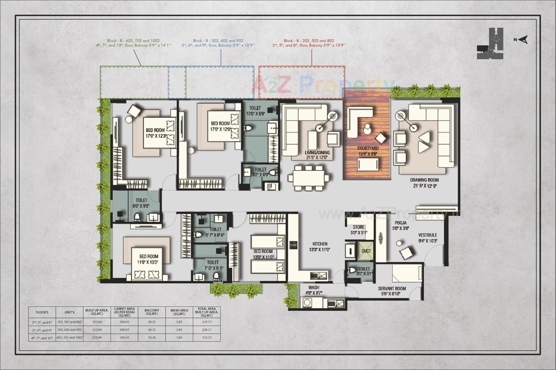 Layout of real estate project Anantara Alpines located at Thaltej, Ahmedabad, Gujarat