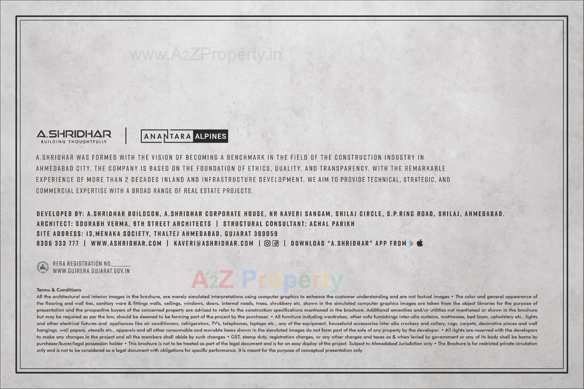  of real estate project Anantara Alpines located at Thaltej, Ahmedabad, Gujarat