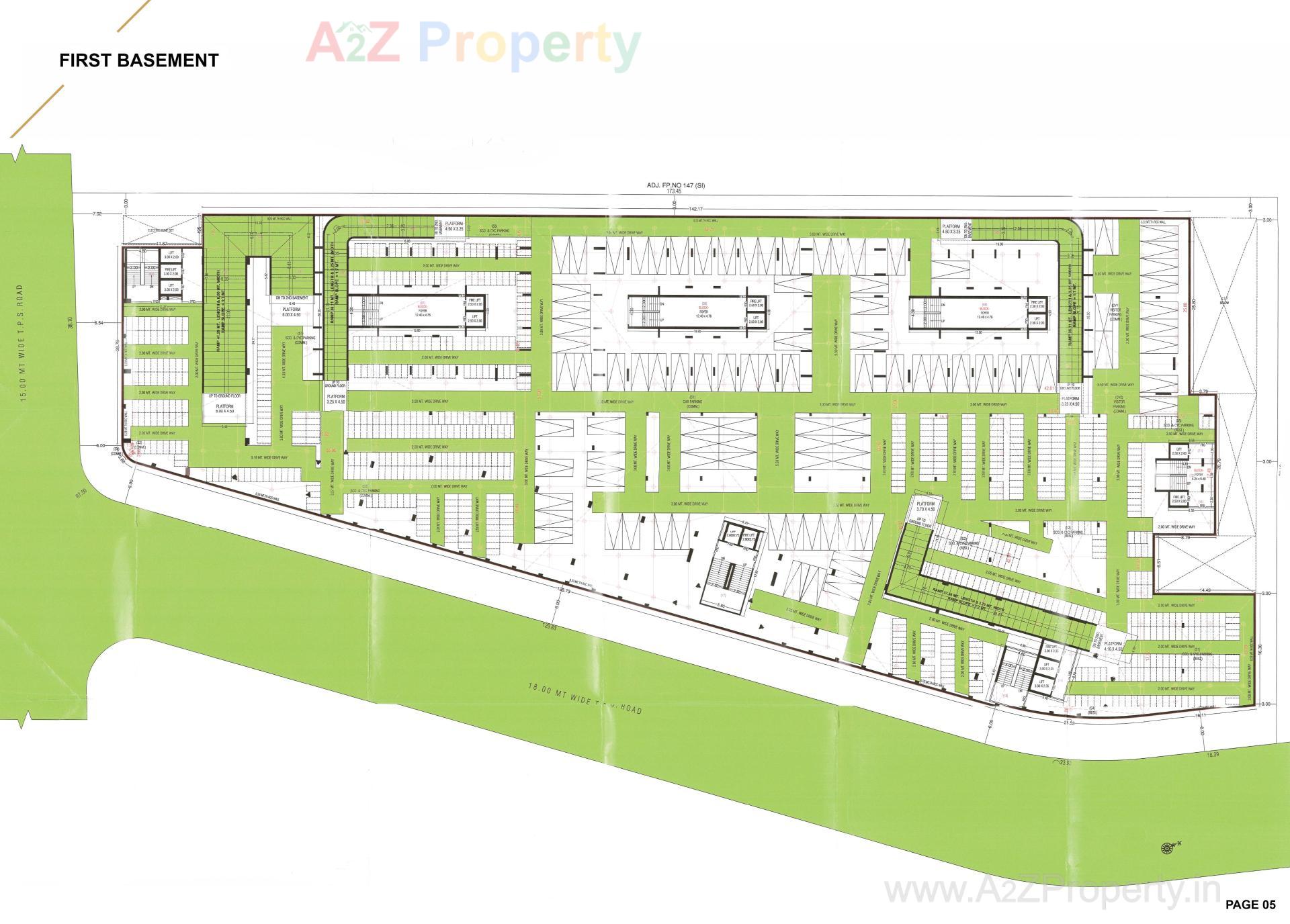 Layout of real estate project Anantara Galleria Anantara located at Ramol, Ahmedabad, Gujarat