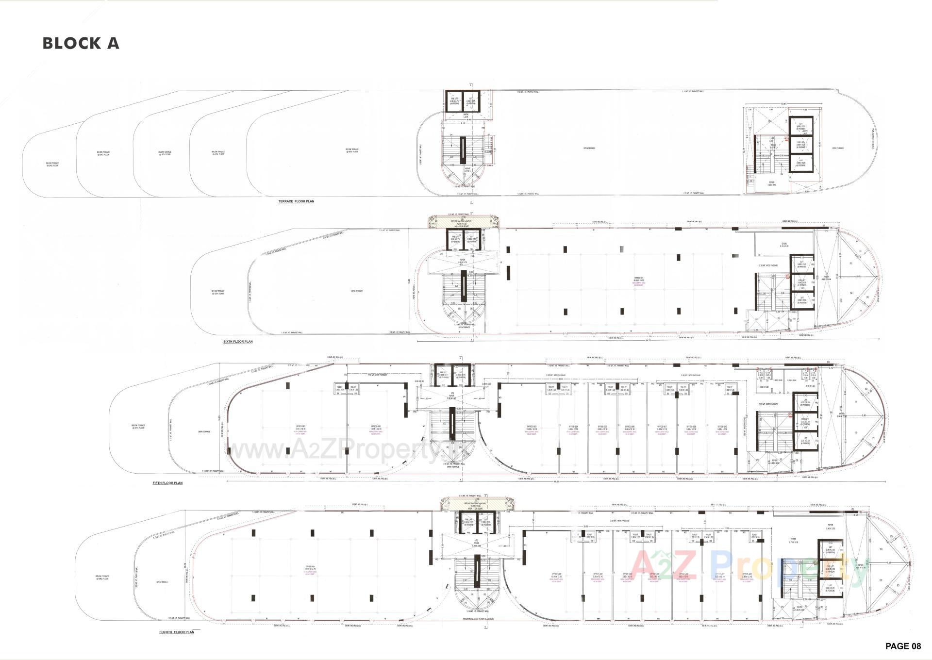 Layout of real estate project Anantara Galleria Anantara located at Ramol, Ahmedabad, Gujarat