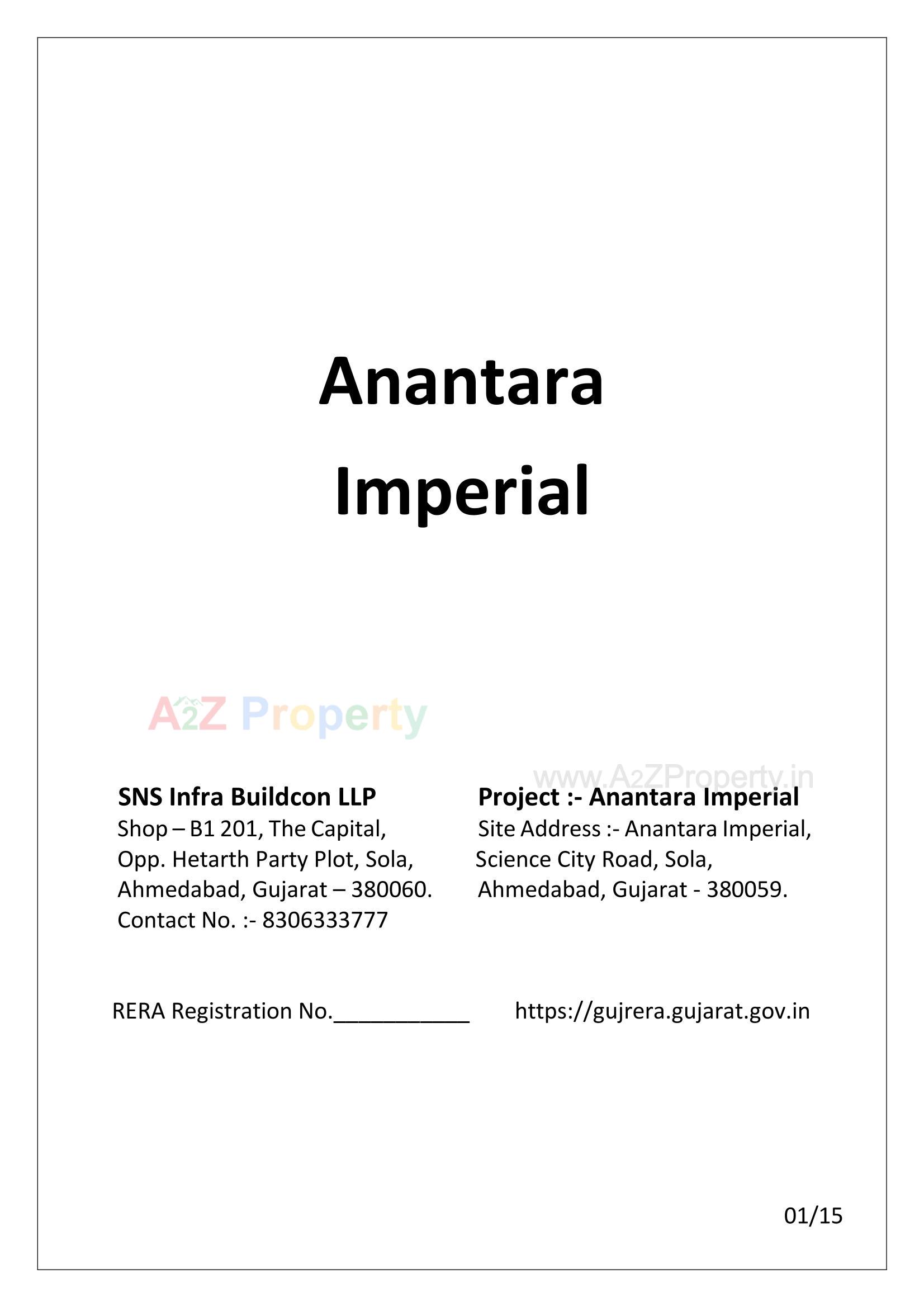  of real estate project Anantara Imperial located at Ahmedabad, Ahmedabad, Gujarat