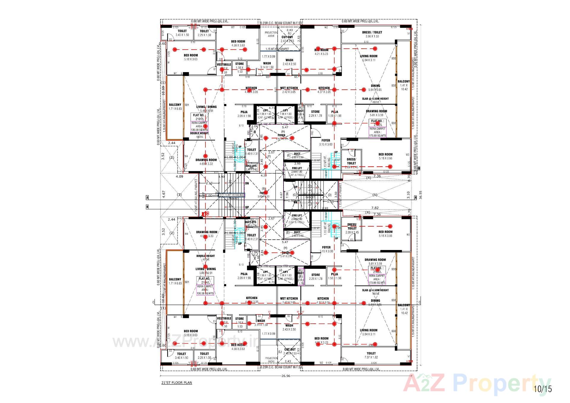 Layout of real estate project Anantara Imperial located at Ahmedabad, Ahmedabad, Gujarat