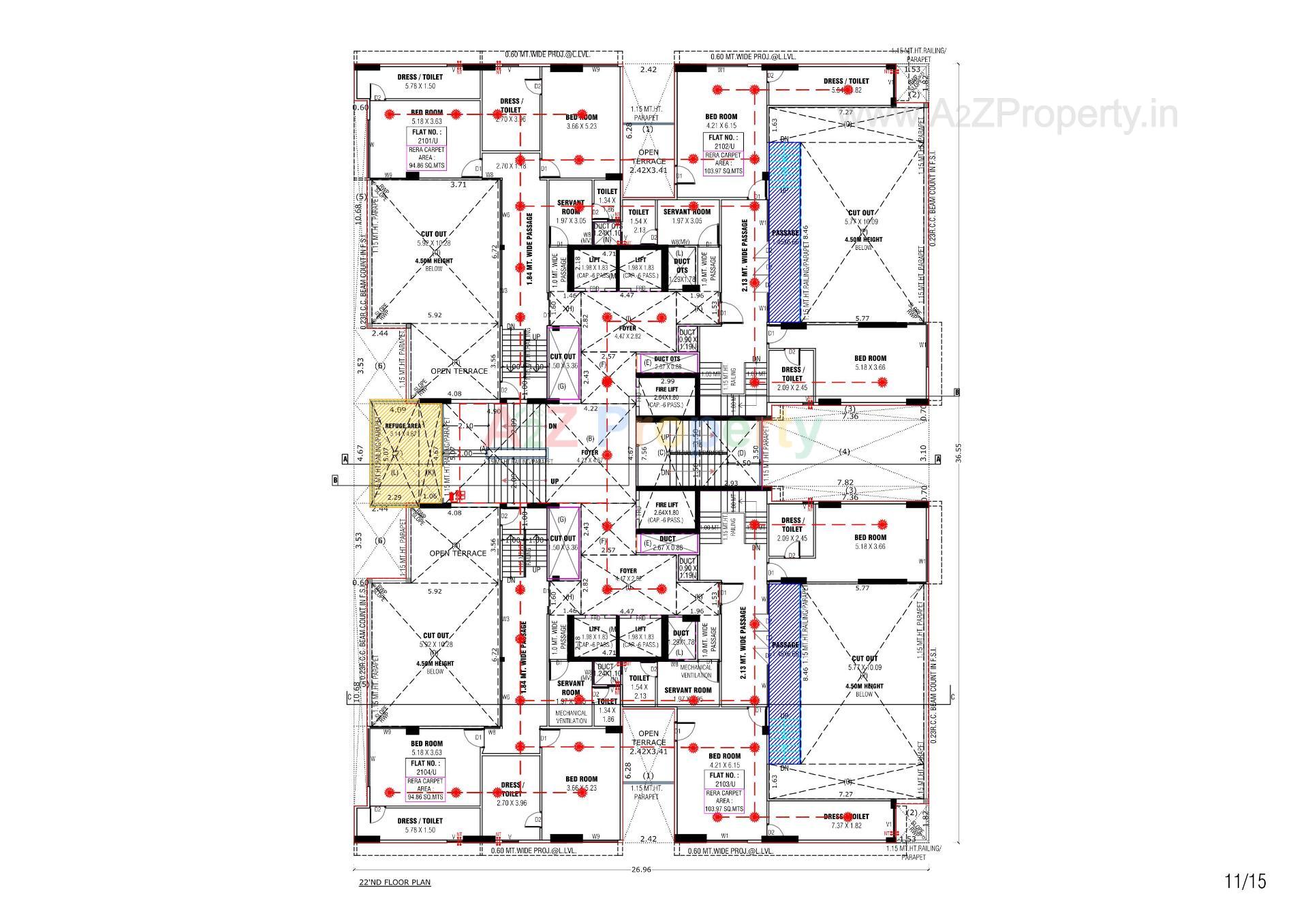 Layout of real estate project Anantara Imperial located at Ahmedabad, Ahmedabad, Gujarat