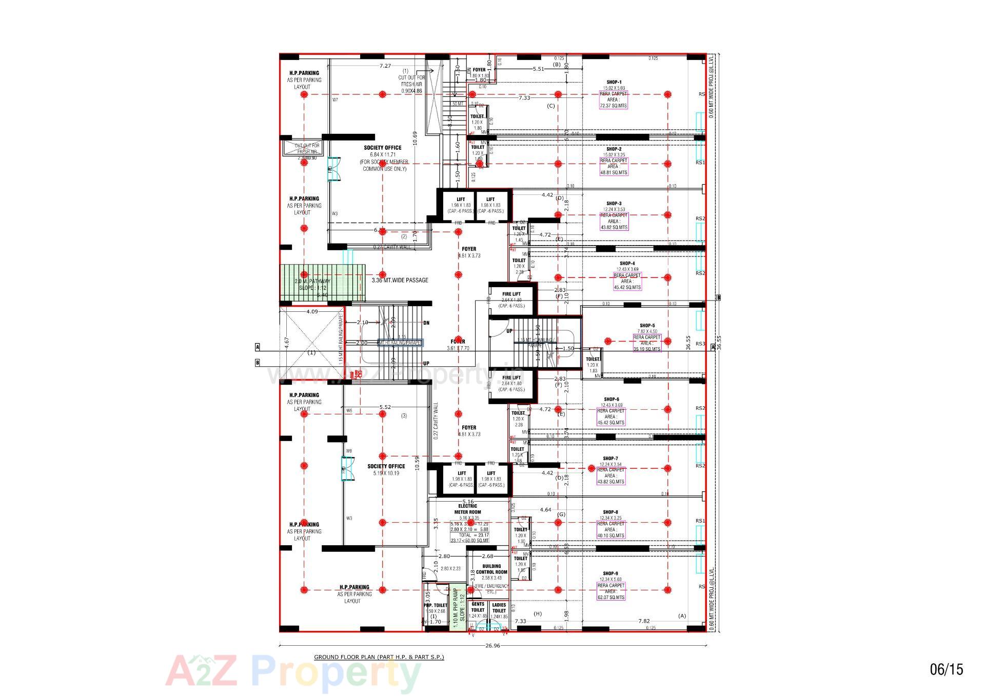 Layout of real estate project Anantara Imperial located at Ahmedabad, Ahmedabad, Gujarat