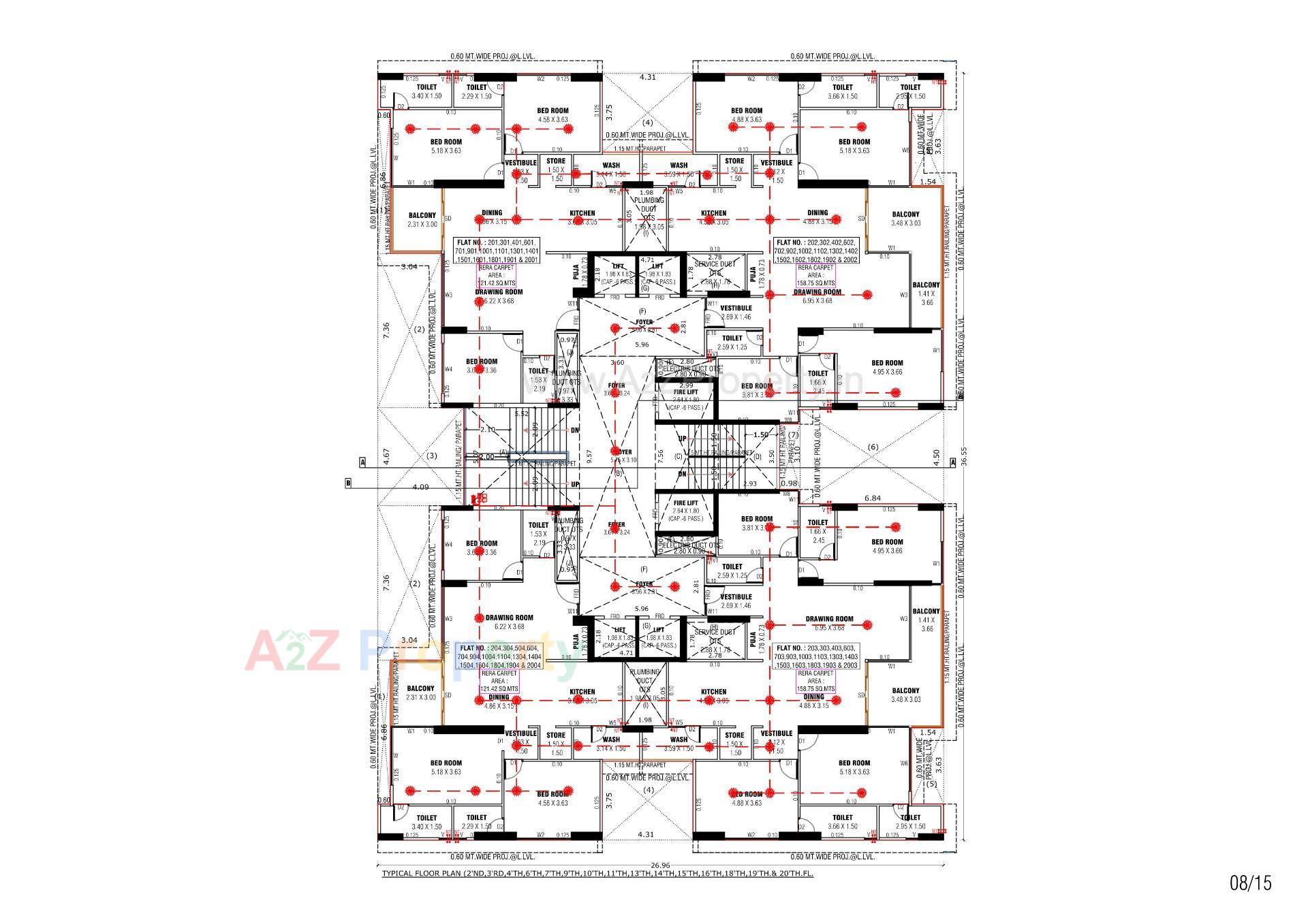 Layout of real estate project Anantara Imperial located at Ahmedabad, Ahmedabad, Gujarat