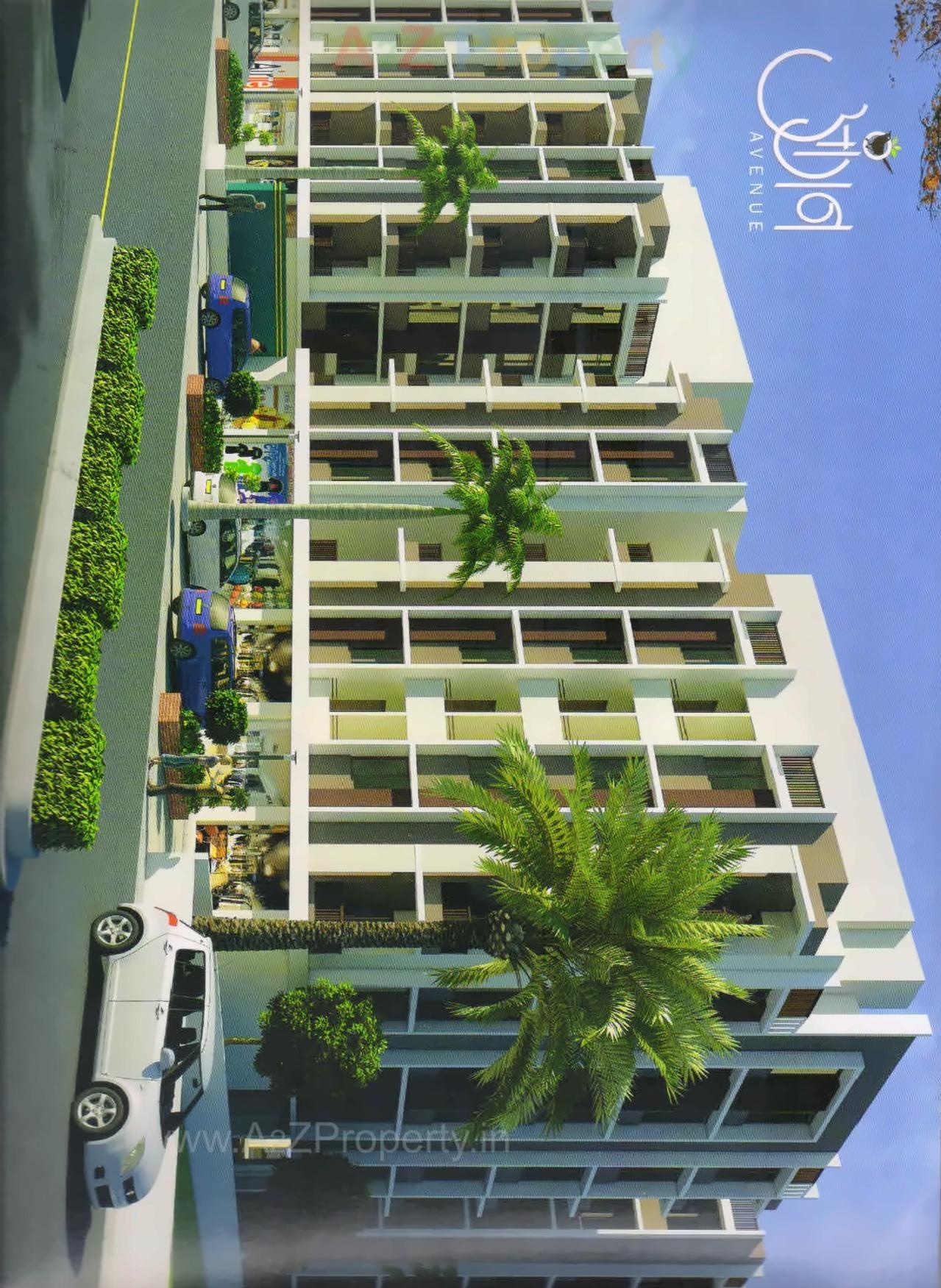 3D Elevation of real estate project Angan Avenue located at Nikol, Ahmedabad, Gujarat