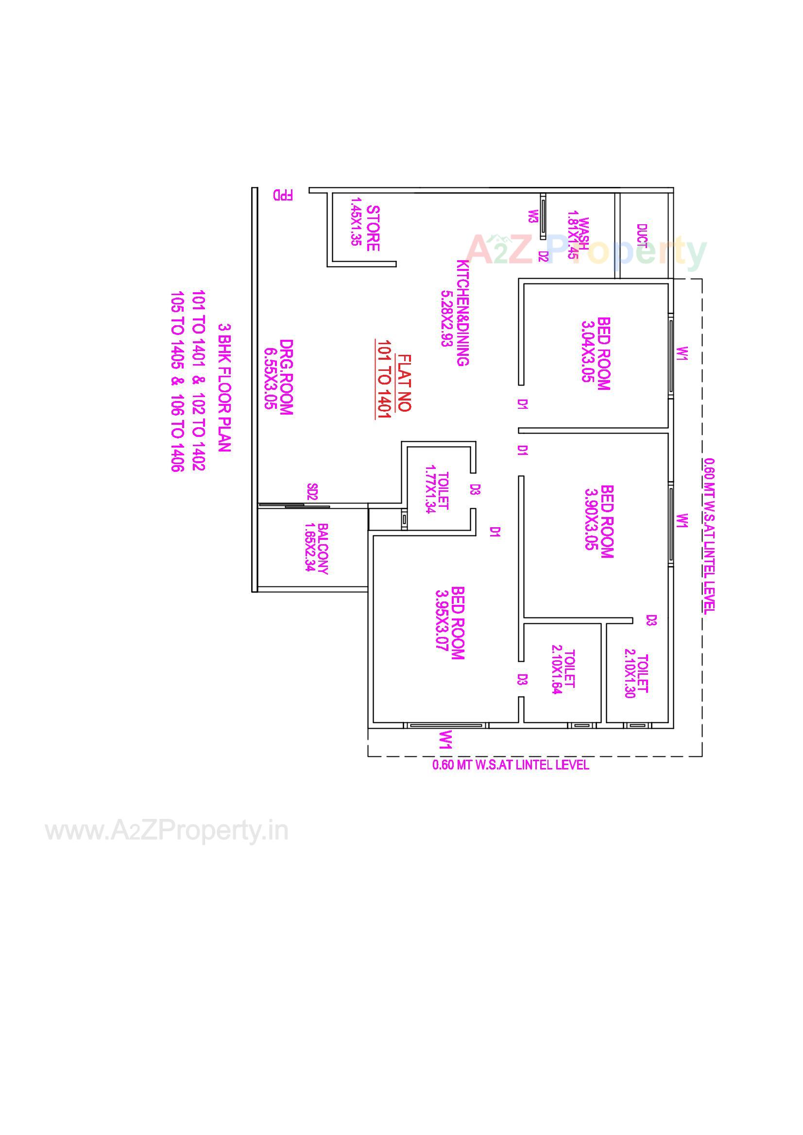 Layout of real estate project Anikedhya Atlantis located at Ahmedabad, Ahmedabad, Gujarat