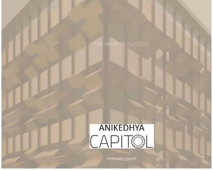 3D Elevation of real estate project Anikedhya Capitol located at Chandkheda, Ahmedabad, Gujarat
