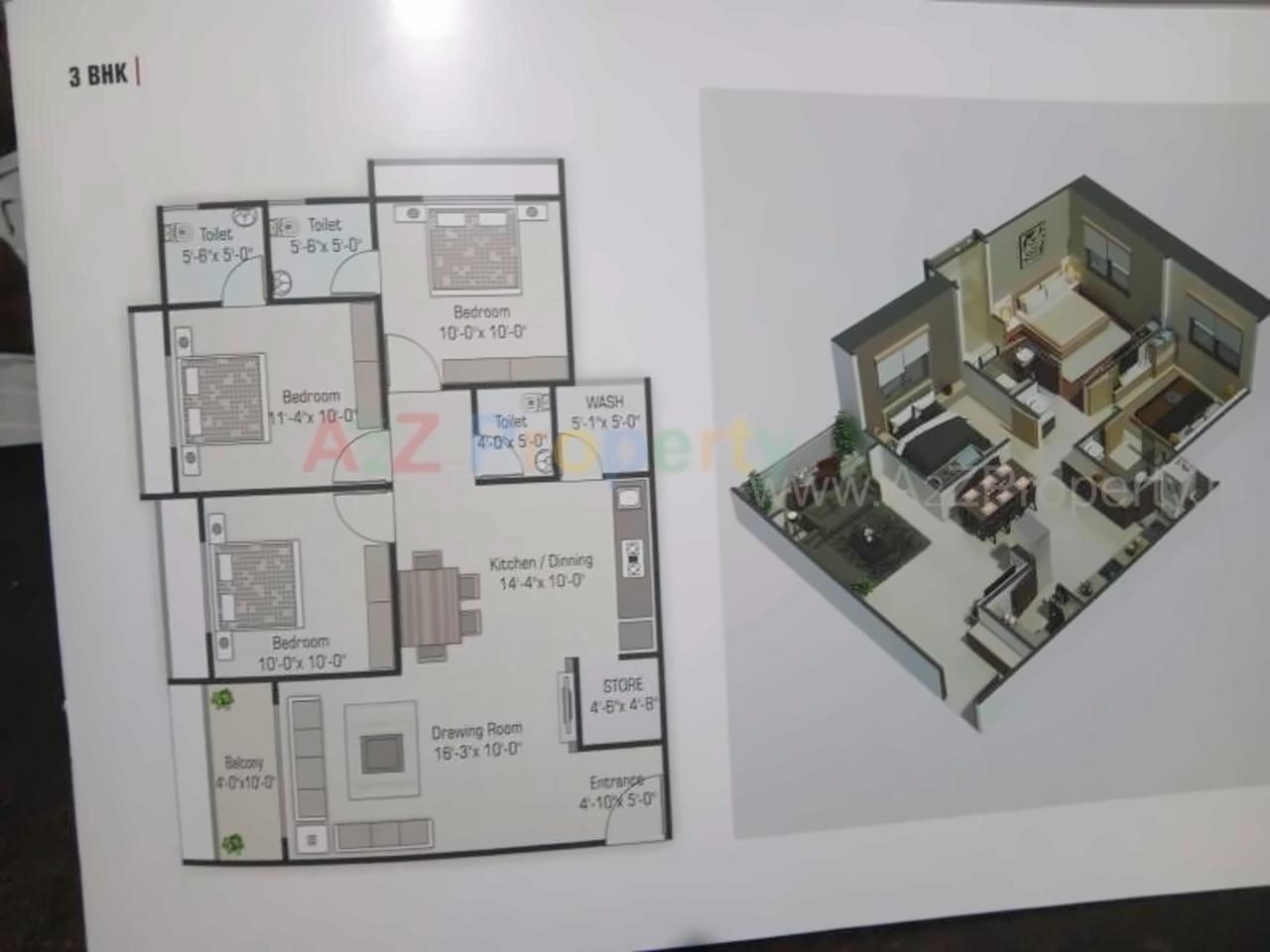 Layout of real estate project Aniket Elegance located at City, Ahmedabad, Gujarat