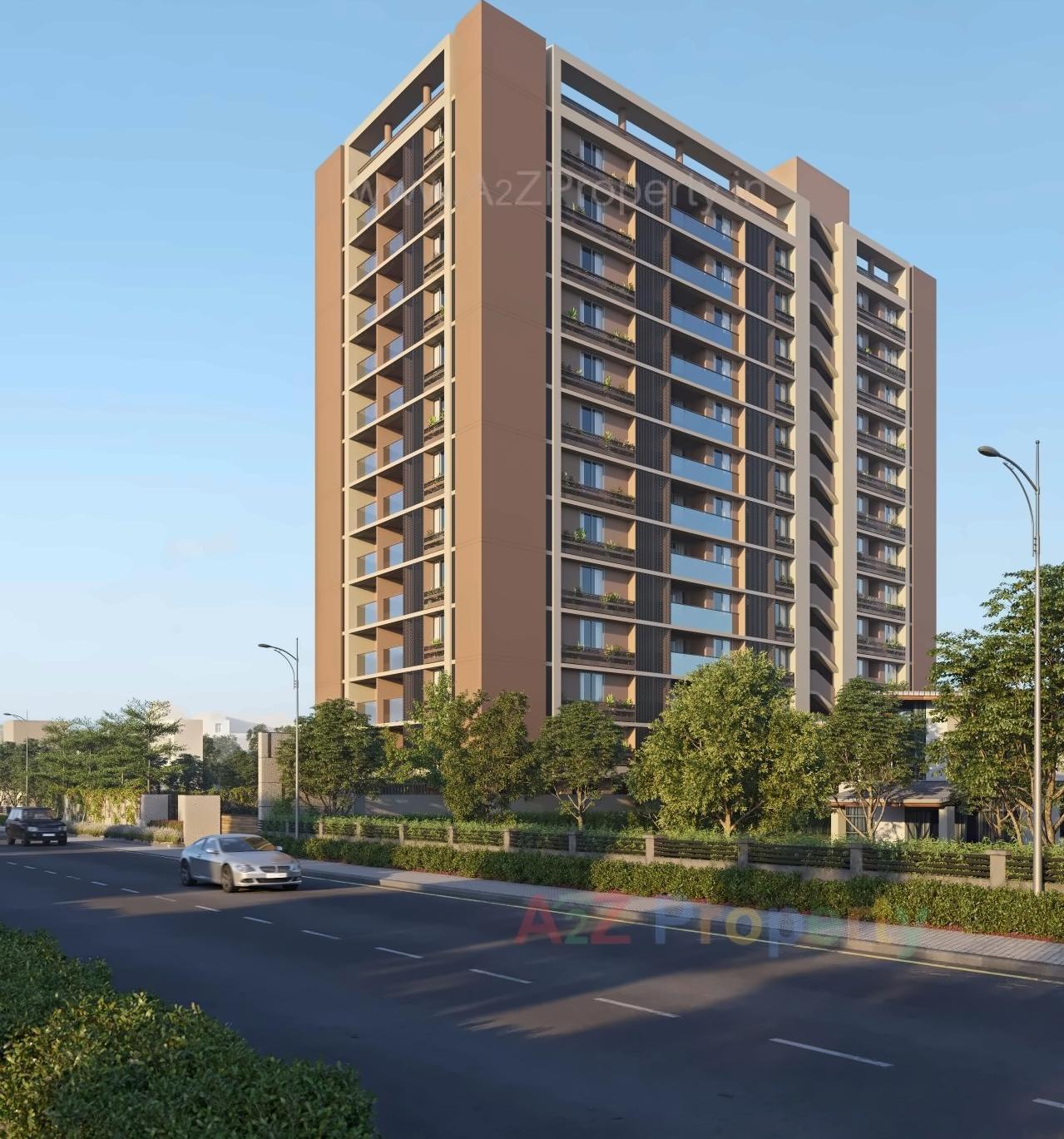 3D Elevation of real estate project Anmol Ambience located at Dariyapur, Ahmedabad, Gujarat