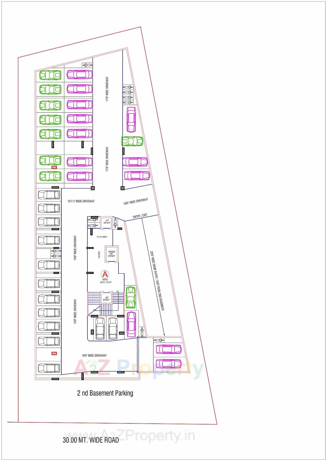Layout of real estate project Anmol Ambience located at Dariyapur, Ahmedabad, Gujarat