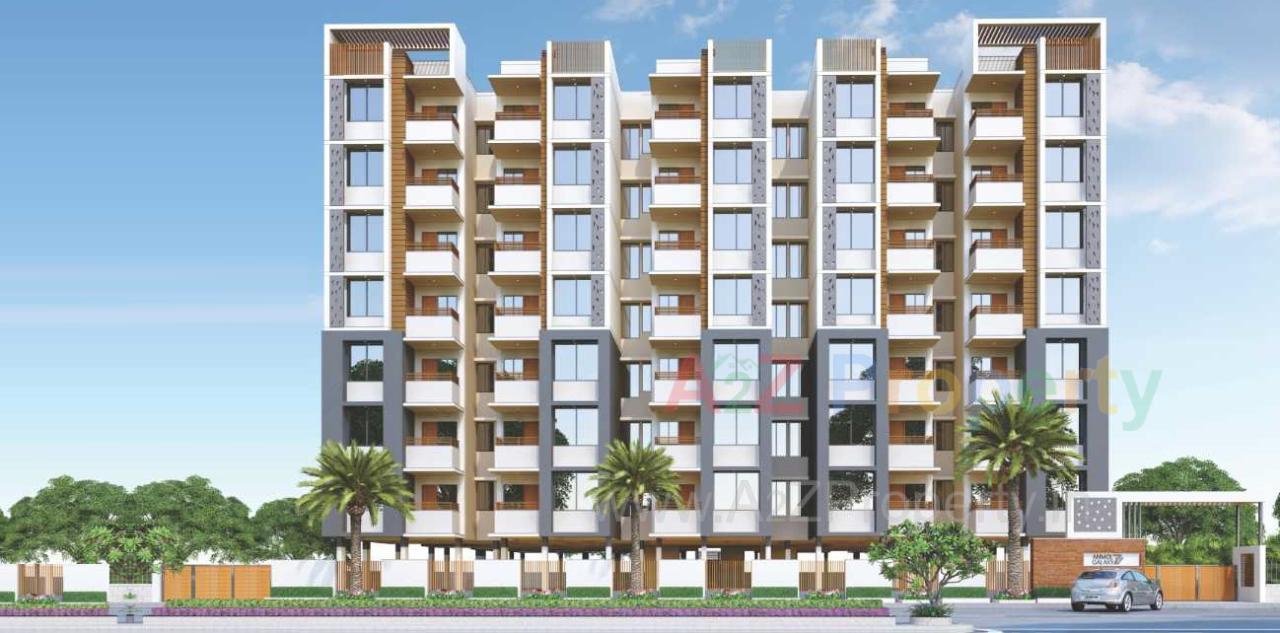3D Elevation of real estate project Anmol Galaxy located at Kathwada, Ahmedabad, Gujarat