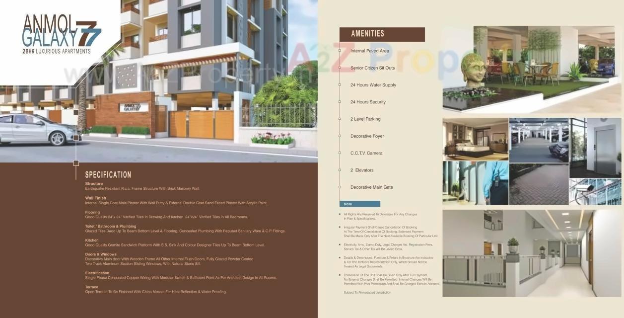  of real estate project Anmol Galaxy located at Kathwada, Ahmedabad, Gujarat