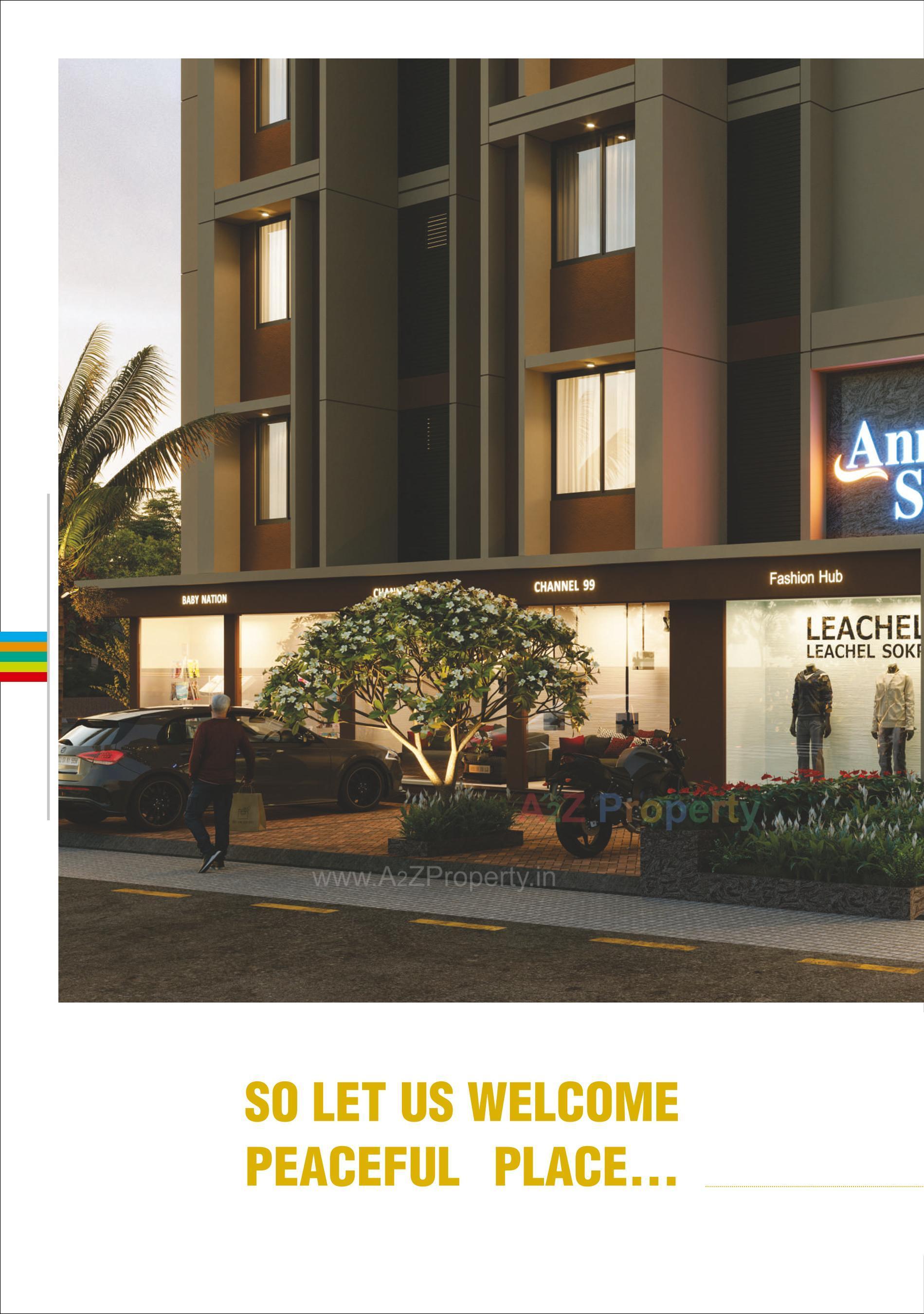 3D Elevation of real estate project Anmol Sky located at Vatva, Ahmedabad, Gujarat