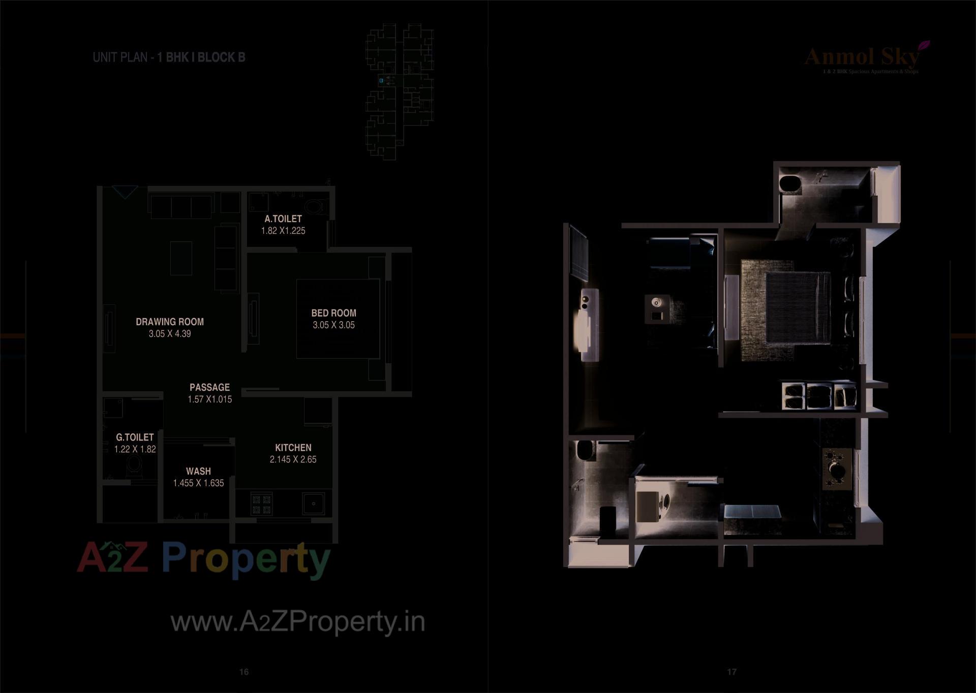 Layout of real estate project Anmol Sky located at Vatva, Ahmedabad, Gujarat