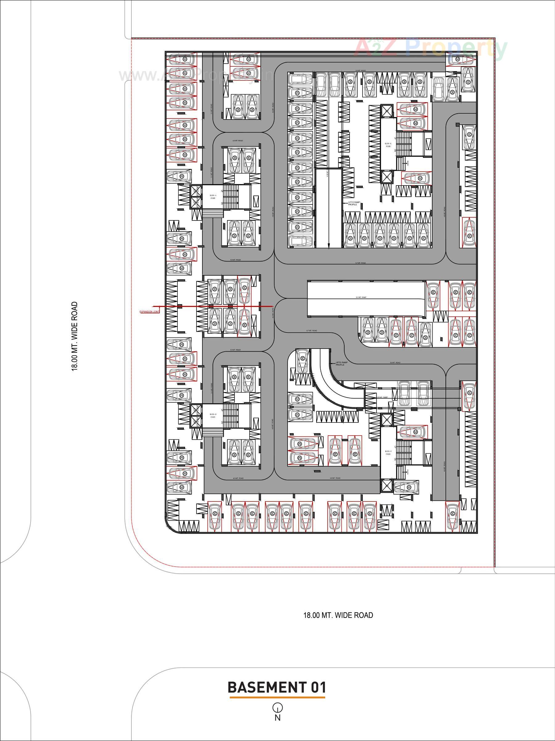 Layout of real estate project Ansh Amanta located at Godhavi, Ahmedabad, Gujarat