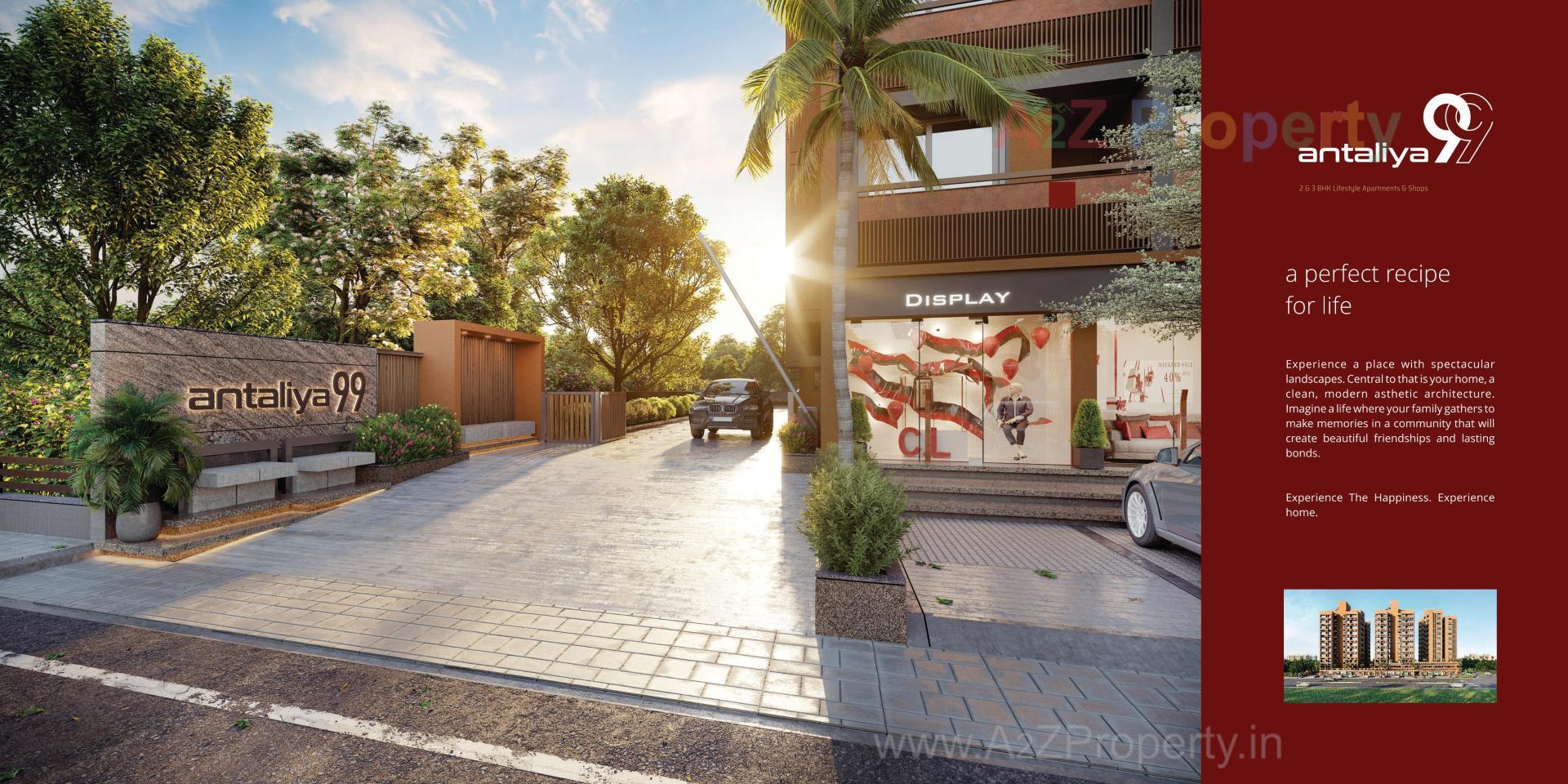 3D Elevation of real estate project Antaliya located at Ahmedabad, Ahmedabad, Gujarat