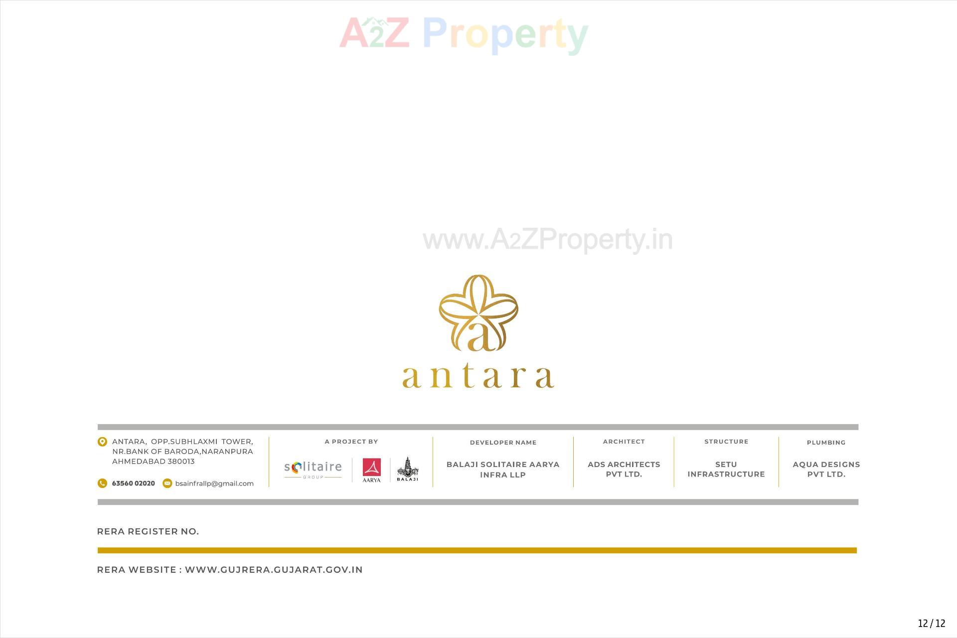  of real estate project Antara located at Wadaj, Ahmedabad, Gujarat