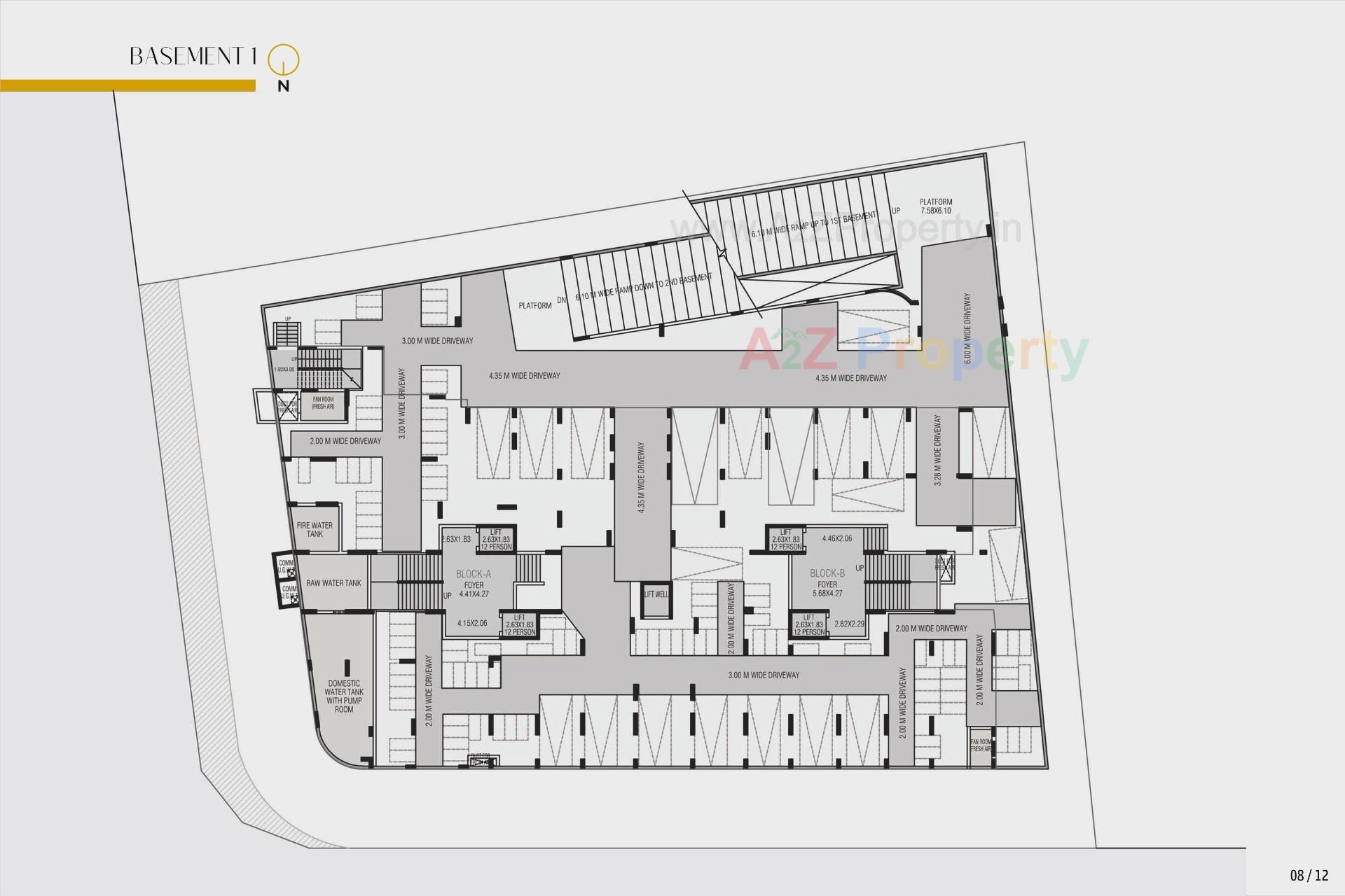 Layout of real estate project Antara located at Wadaj, Ahmedabad, Gujarat