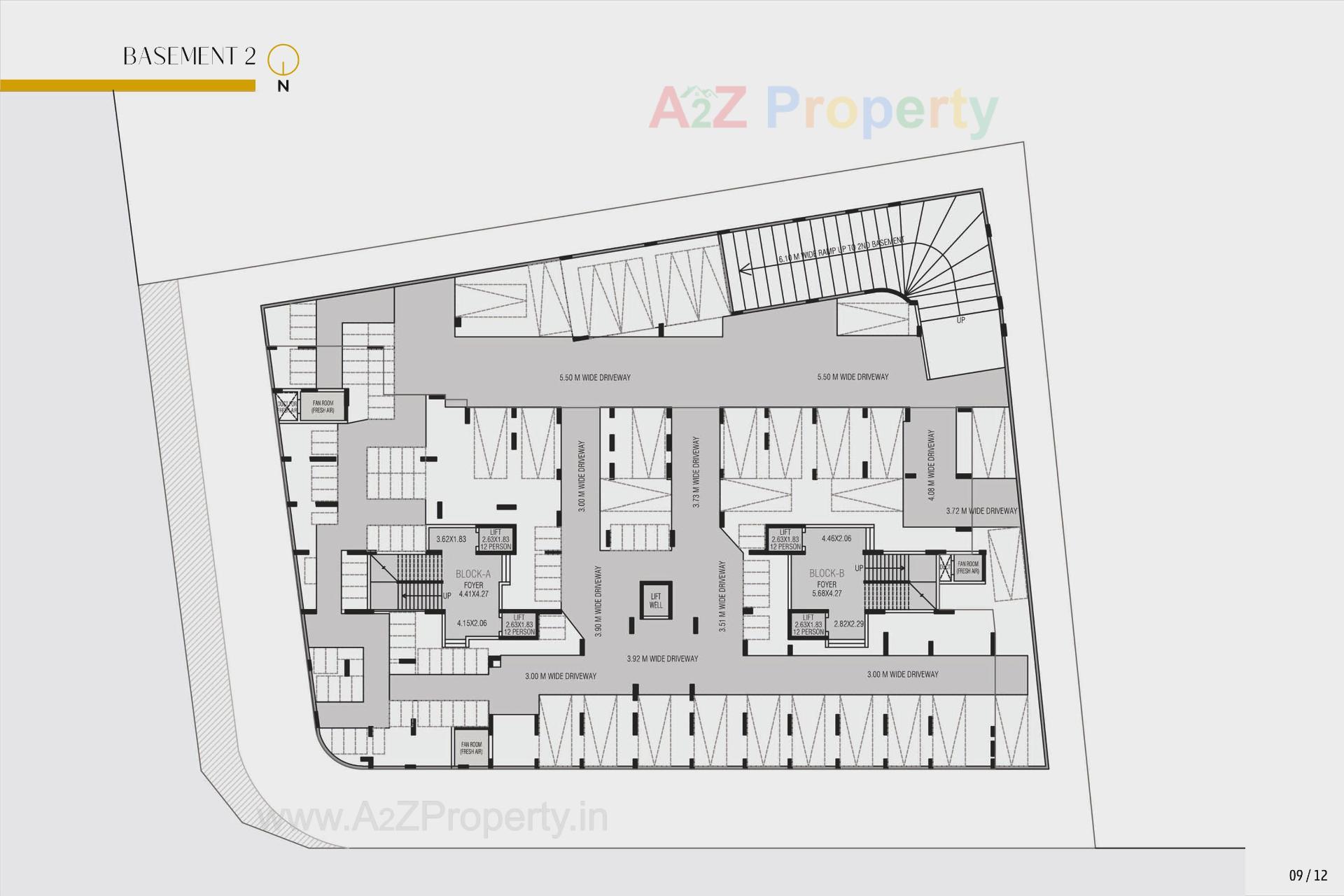 Layout of real estate project Antara located at Wadaj, Ahmedabad, Gujarat