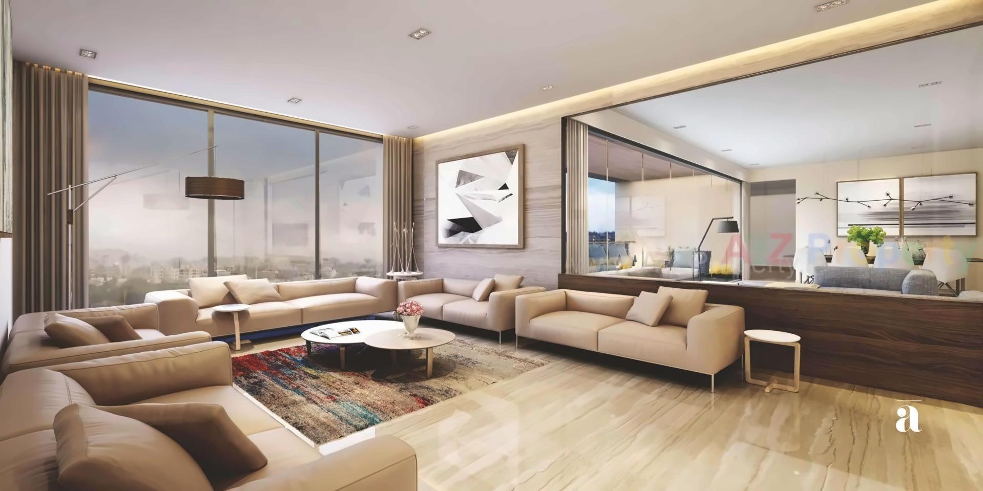 3D Elevation of real estate project Antares located at Bodakdev, Ahmedabad, Gujarat