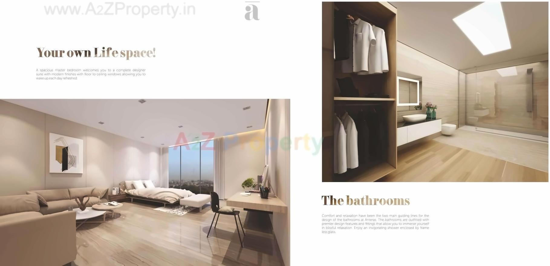 3D Elevation of real estate project Antares located at Bodakdev, Ahmedabad, Gujarat