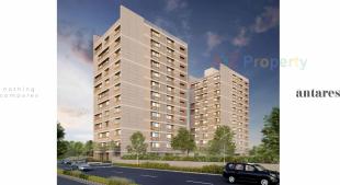 Elevation of real estate project Antares located at Bodakdev, Ahmedabad, Gujarat