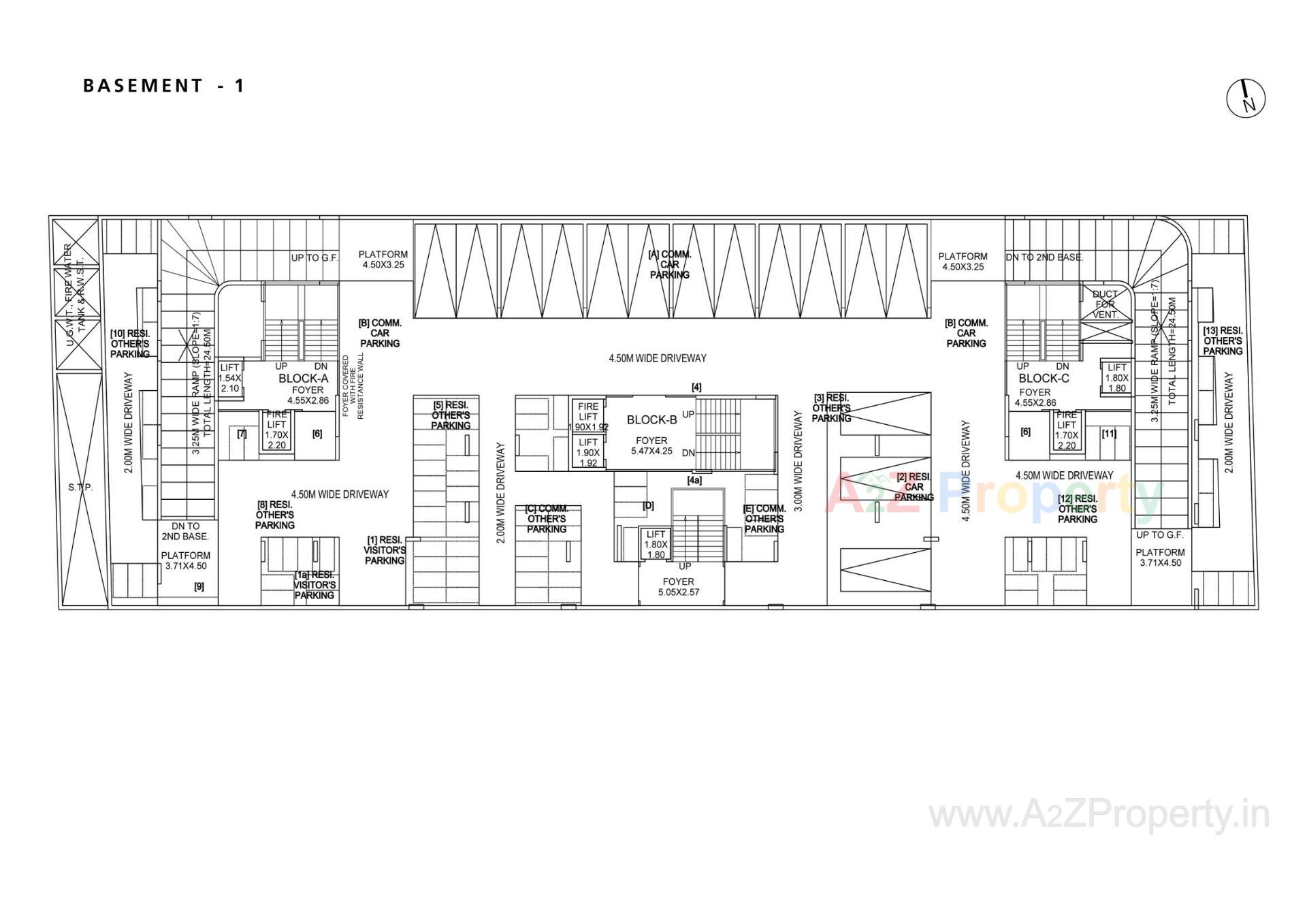 Layout of real estate project Antilia Anant located at Wadaj, Ahmedabad, Gujarat