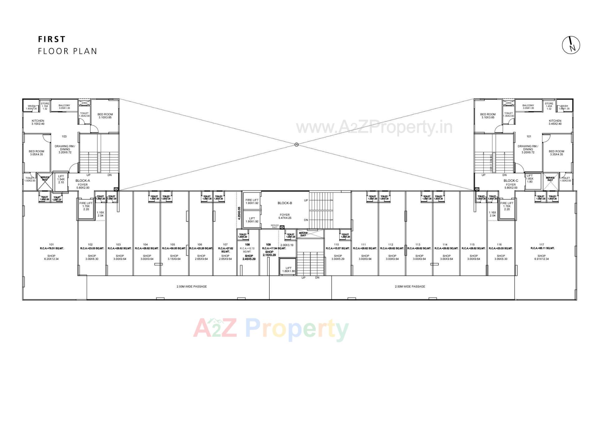 Layout of real estate project Antilia Anant located at Wadaj, Ahmedabad, Gujarat