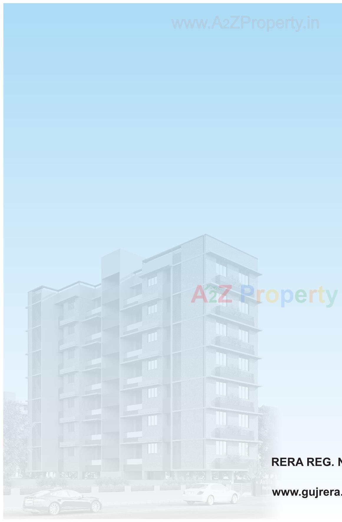 3D Elevation of real estate project Antilia Heights located at Wadaj, Ahmedabad, Gujarat