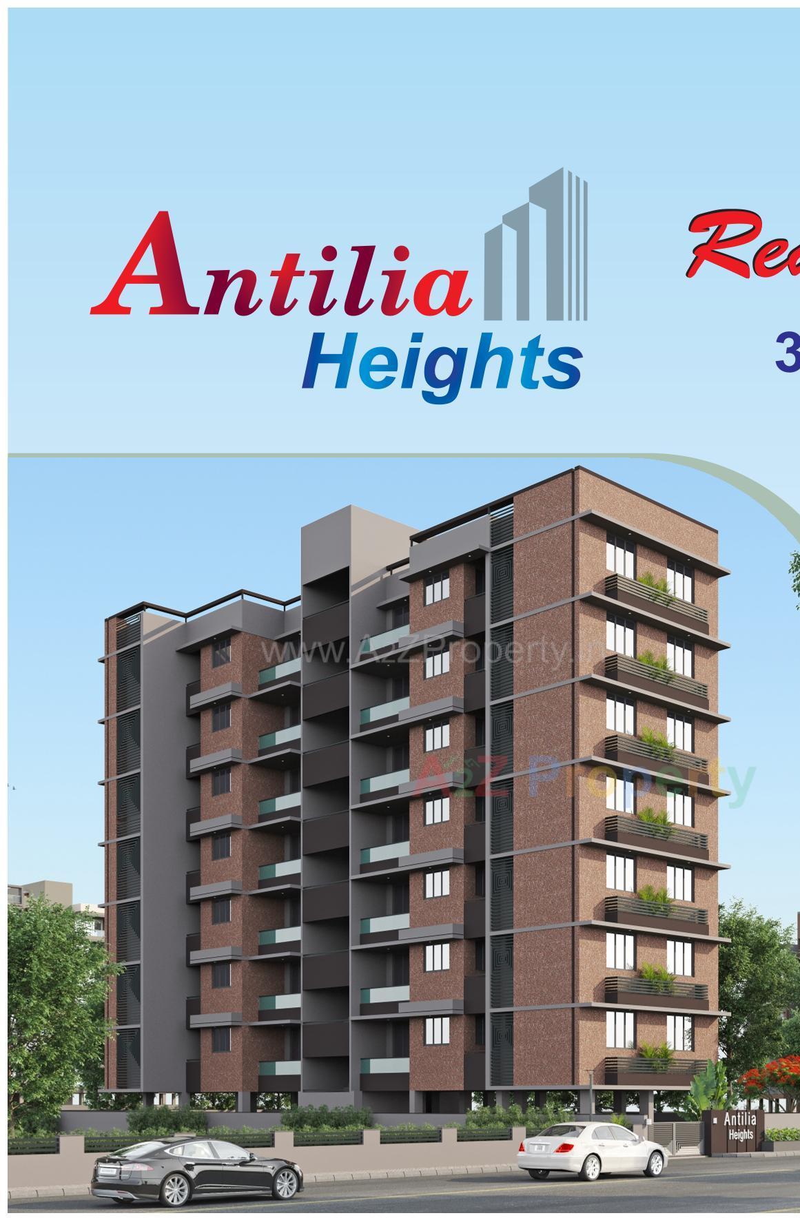 3D Elevation of real estate project Antilia Heights located at Wadaj, Ahmedabad, Gujarat