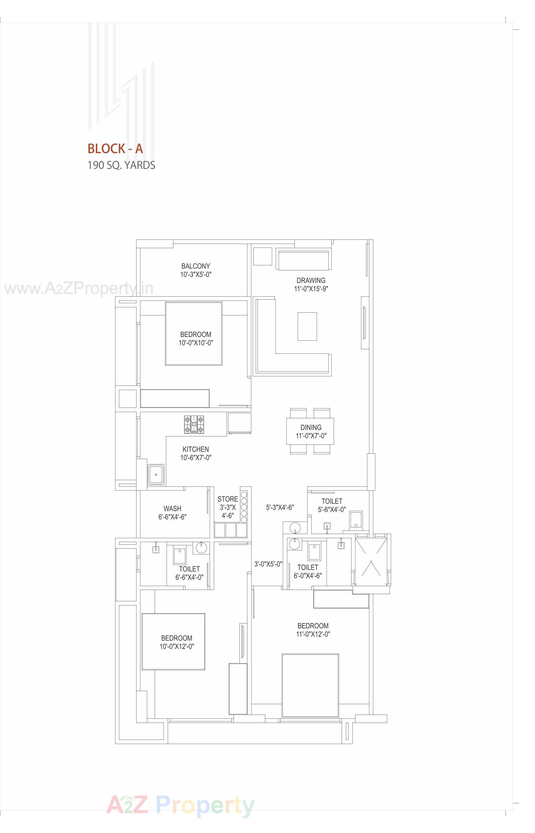 Layout of real estate project Antilia One located at Ghatlodia, Ahmedabad, Gujarat