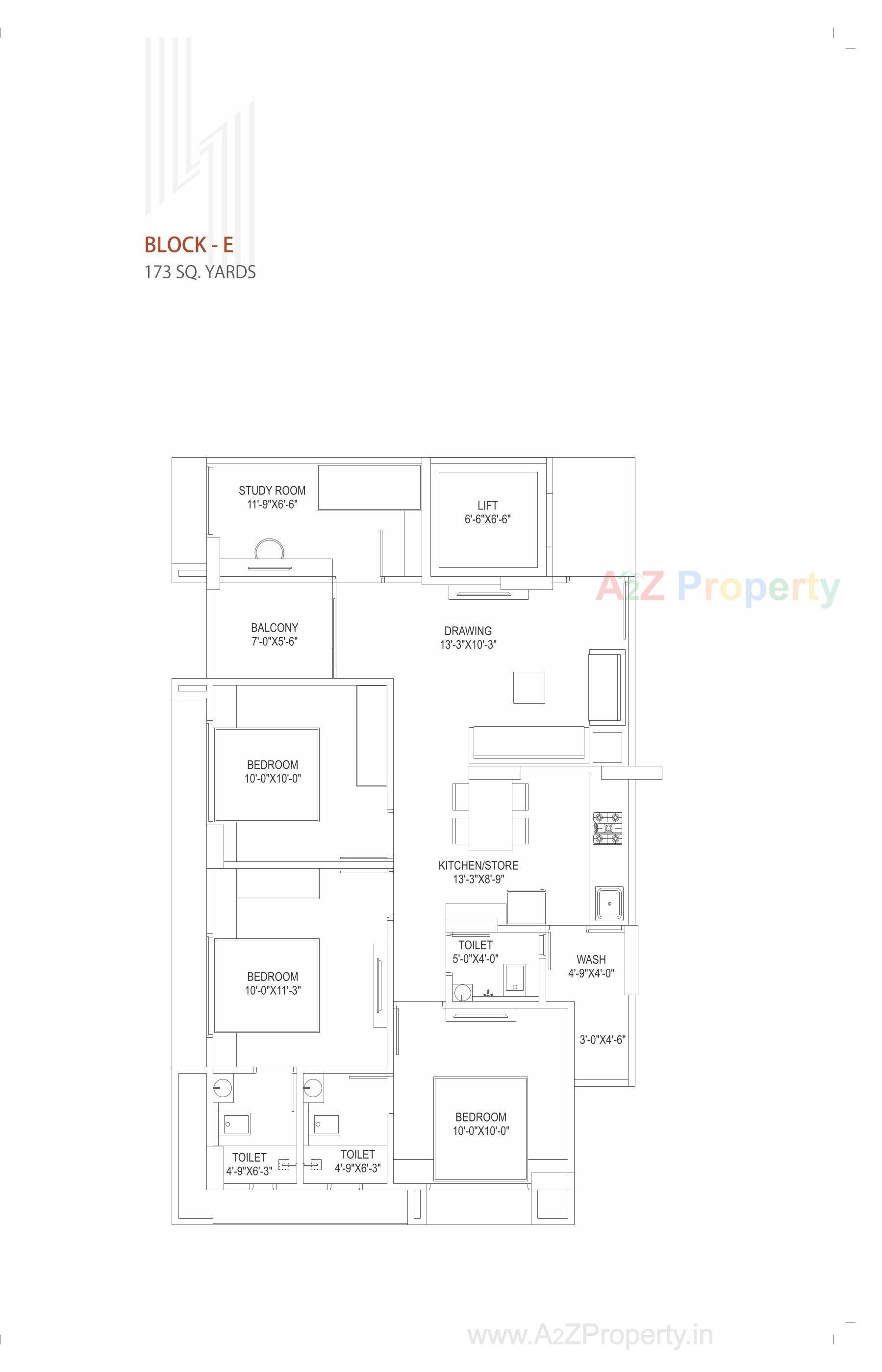 Layout of real estate project Antilia One located at Ghatlodia, Ahmedabad, Gujarat