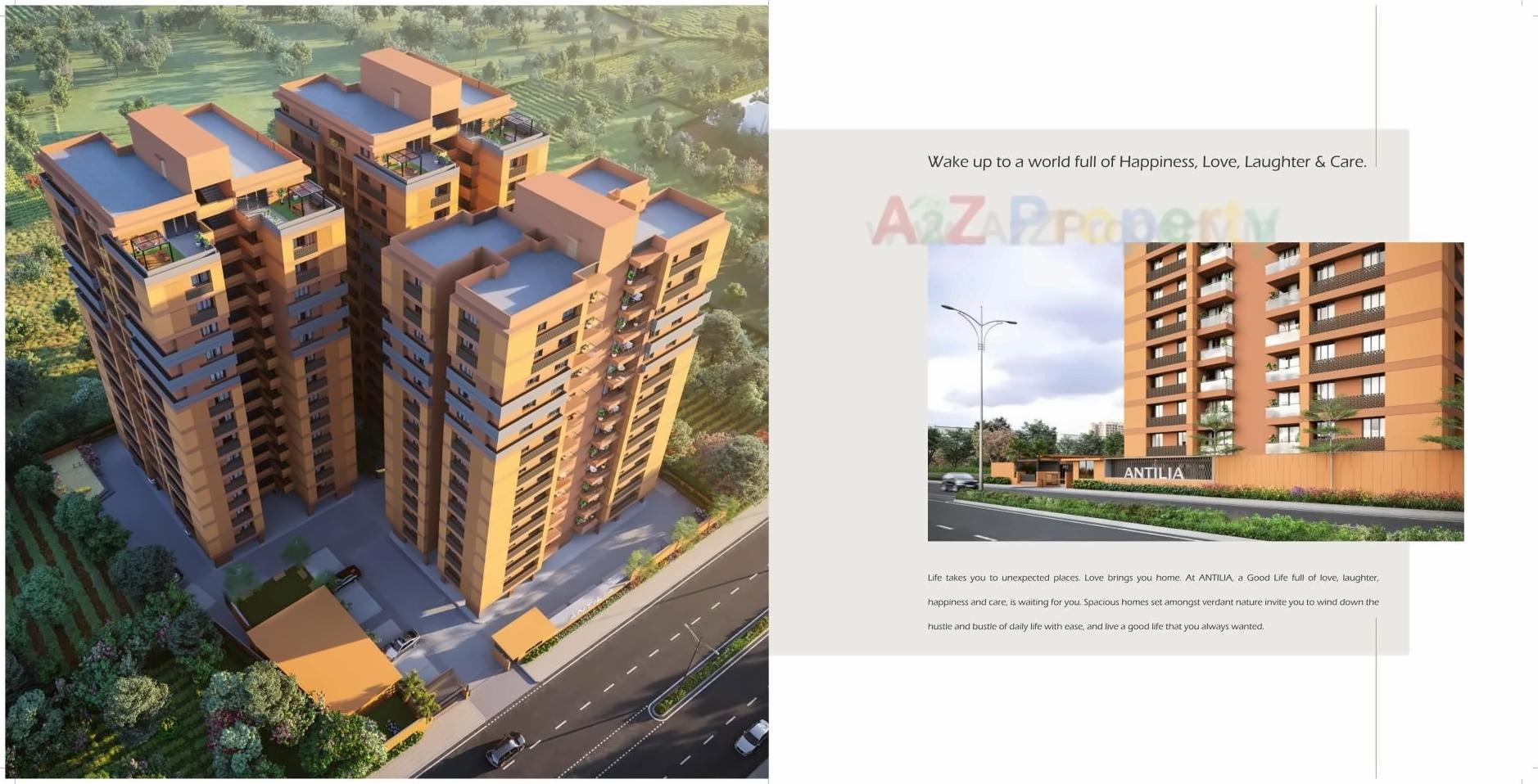 3D Elevation of real estate project Antilia located at Ahmedabad, Ahmedabad, Gujarat