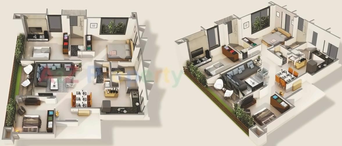 Layout of real estate project Anupam Apartment located at Memnagar, Ahmedabad, Gujarat