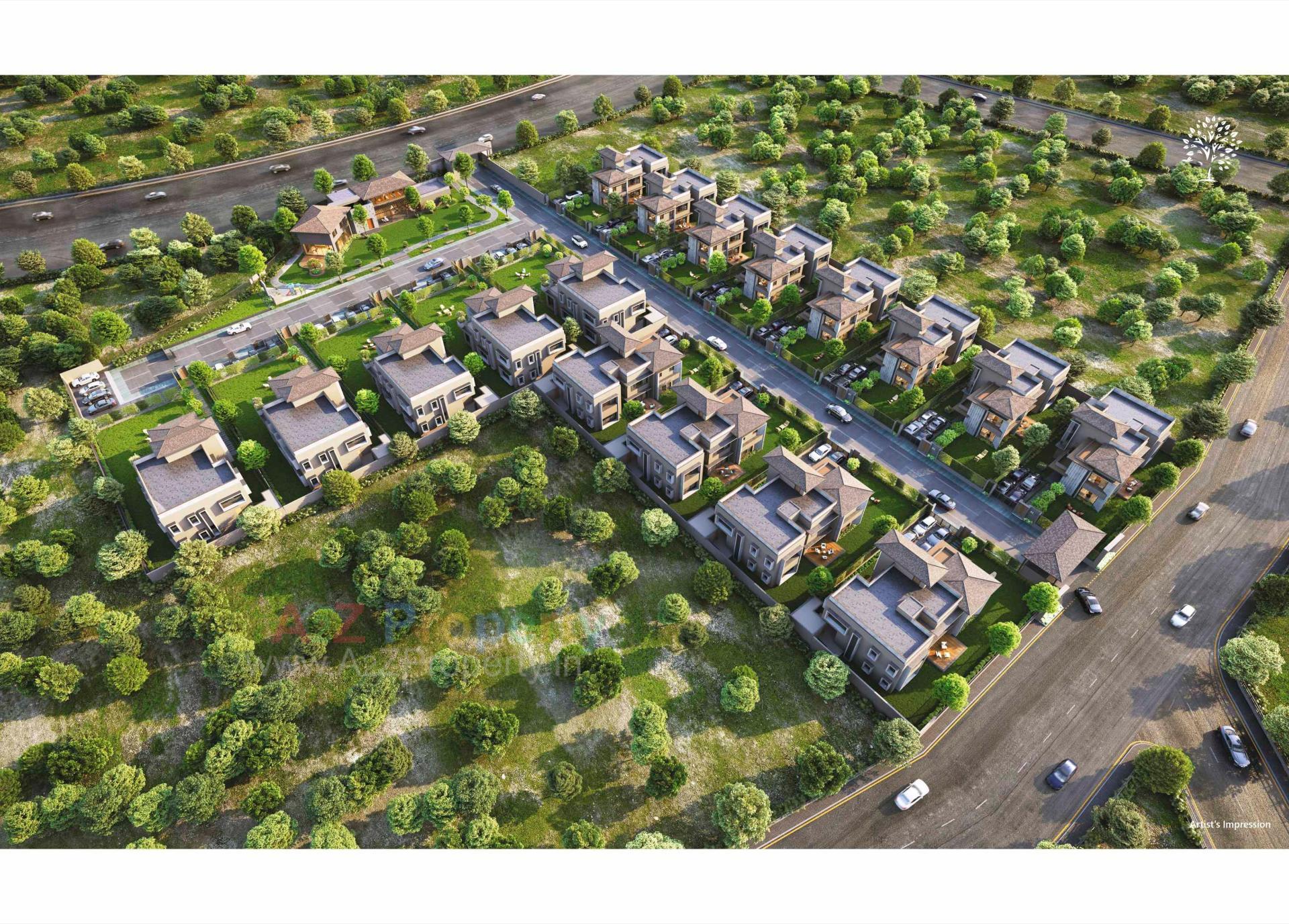 3D Elevation of real estate project Anurita located at Hebatpur, Ahmedabad, Gujarat