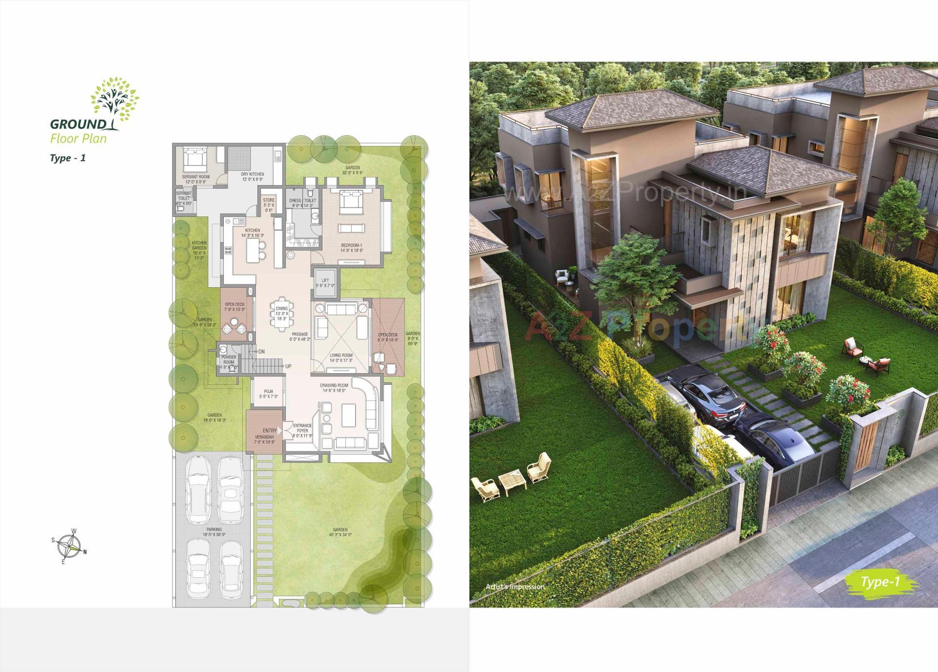 Layout of real estate project Anurita located at Hebatpur, Ahmedabad, Gujarat