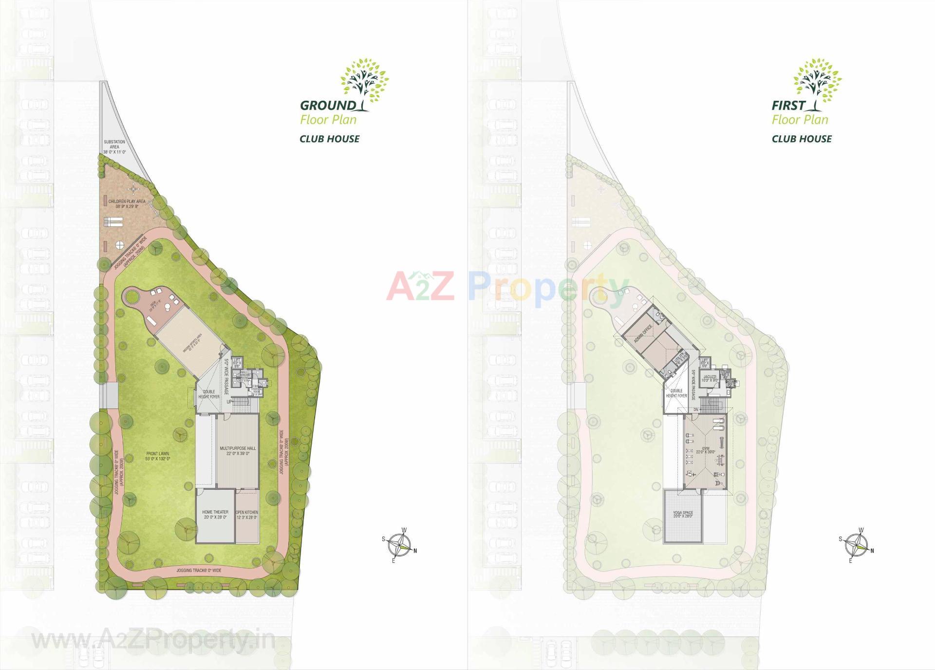Layout of real estate project Anurita located at Hebatpur, Ahmedabad, Gujarat